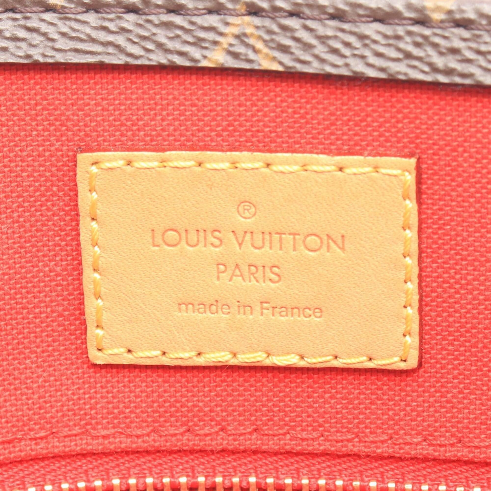 Louis Vuitton Louis Vuitton Sac Plat BB Monogram 2-Way Handbag, Coated Canvas Leather, Women's, Brown, M46265 Size ONE SIZE - 4 Thumbnail