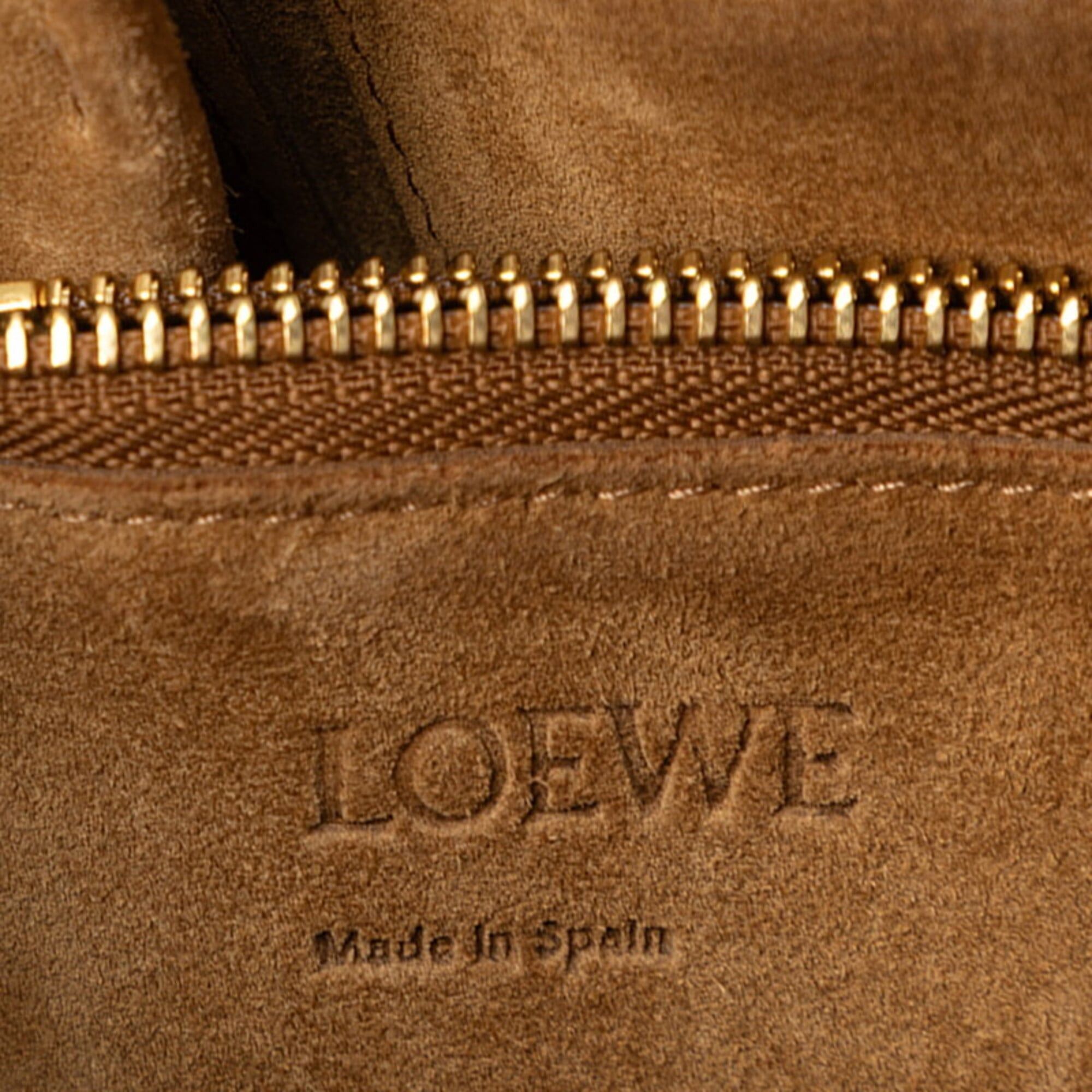 Loewe Loewe Anagram Gate Handbag Shoulder Bag 2-Way Beige Leather Women's LOEWE Size ONE SIZE - 5 Thumbnail
