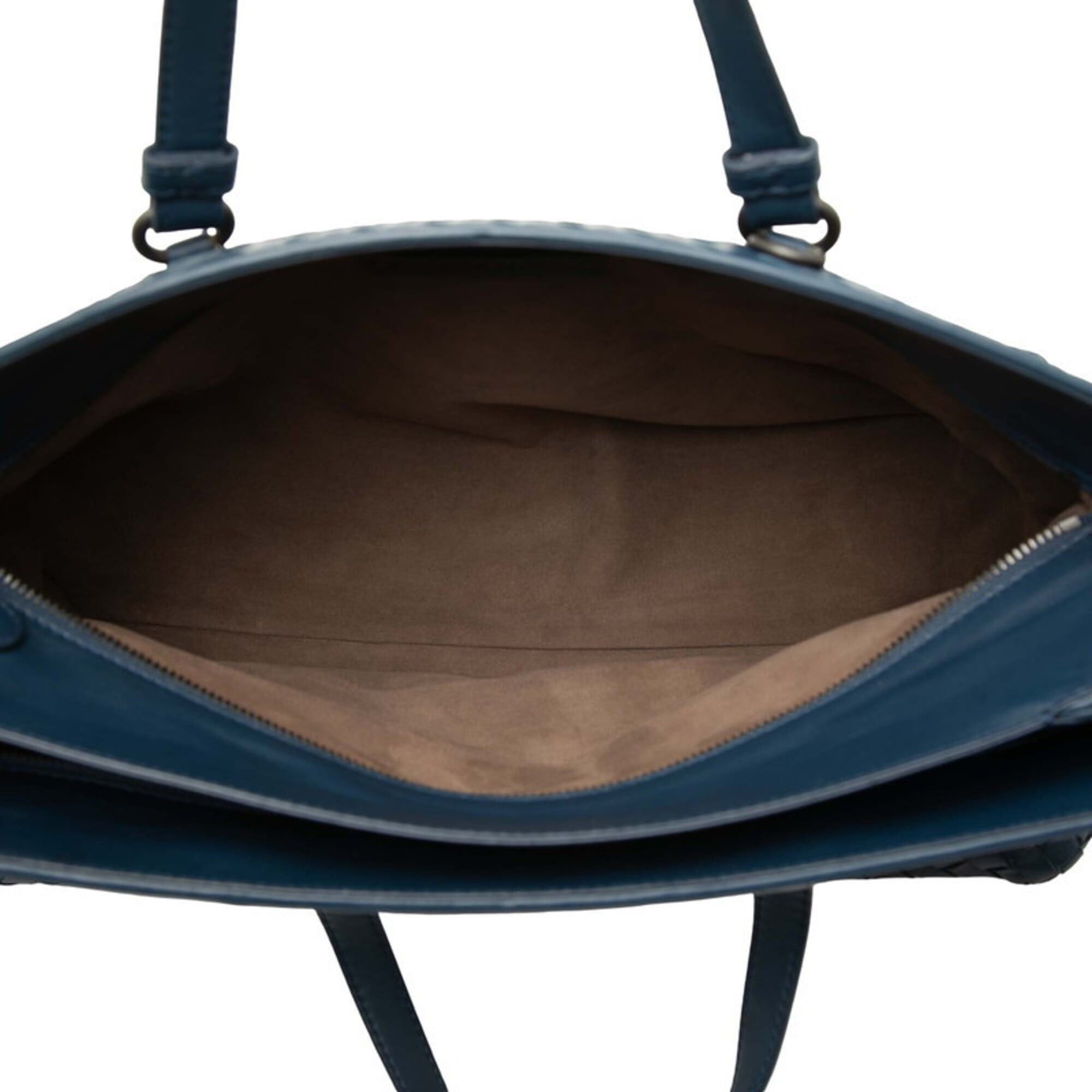 Bottega Veneta Bottega Veneta Intrecciato Tote Bag Shoulder 2-Way Navy Leather Women's BOTTEGAVENETA Size ONE SIZE - 4 Thumbnail
