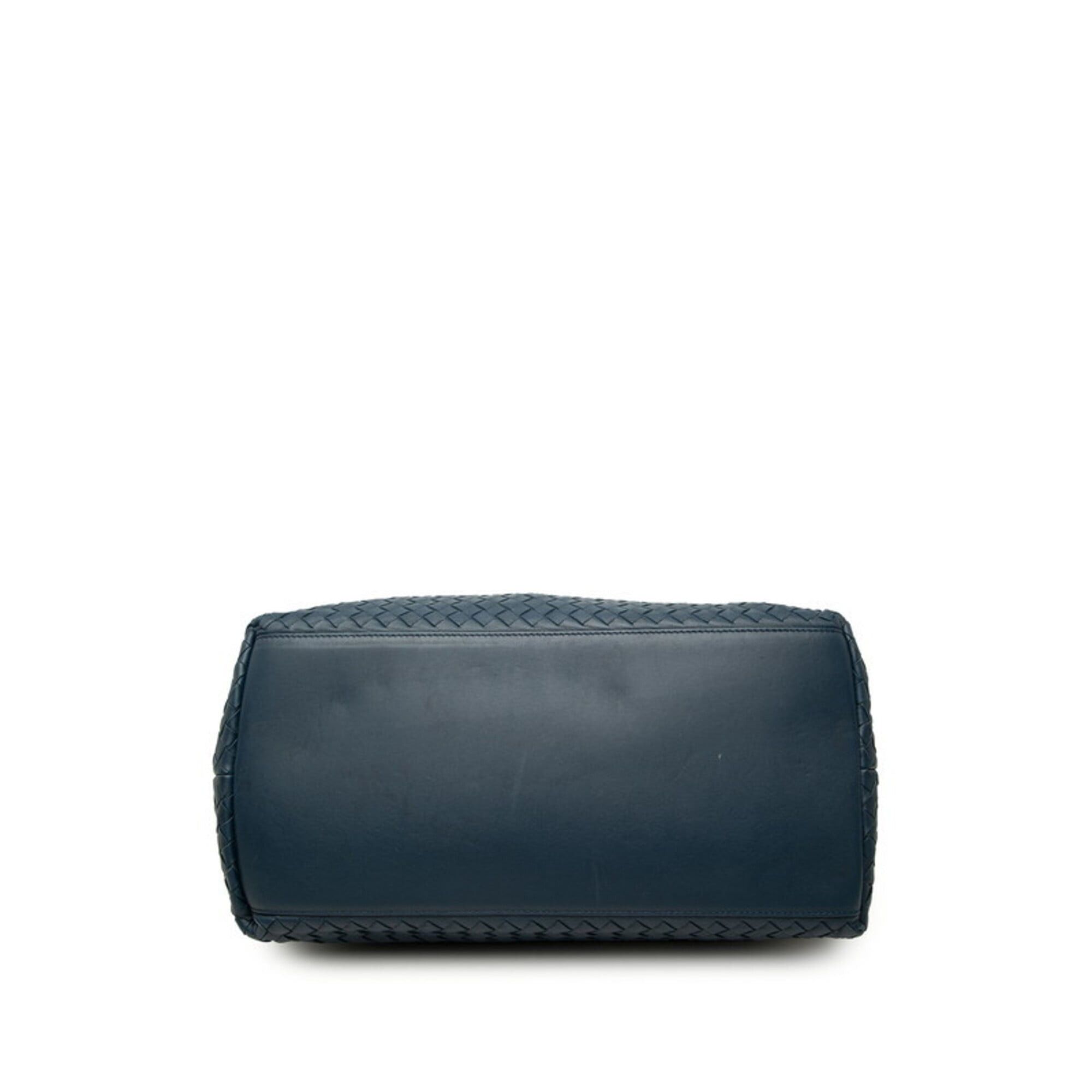 Bottega Veneta Bottega Veneta Intrecciato Tote Bag Shoulder 2-Way Navy Leather Women's BOTTEGAVENETA Size ONE SIZE - 3 Thumbnail