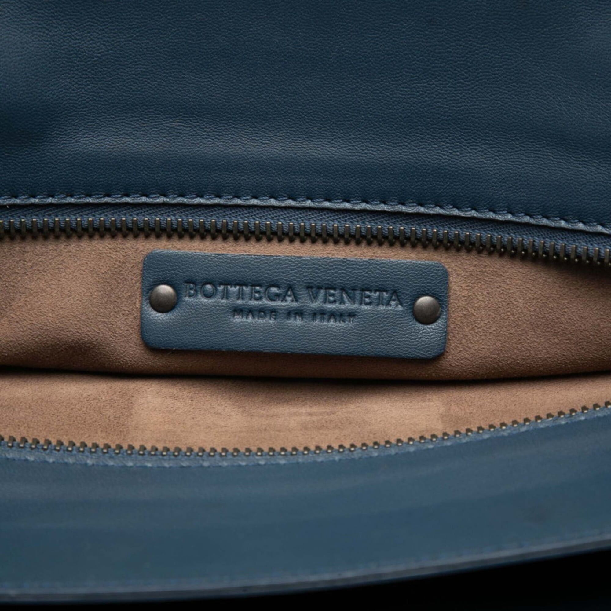 Bottega Veneta Bottega Veneta Intrecciato Tote Bag Shoulder 2-Way Navy Leather Women's BOTTEGAVENETA Size ONE SIZE - 5 Thumbnail