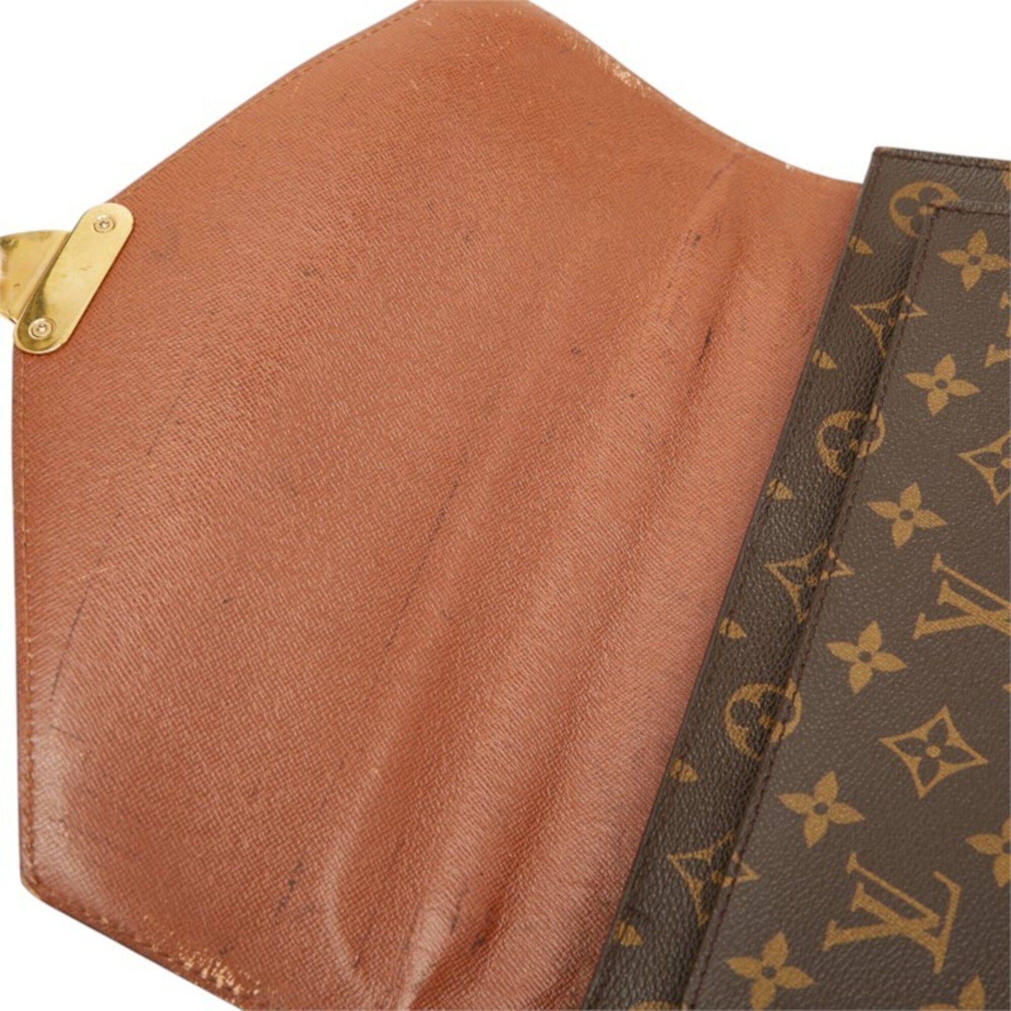 Louis Vuitton Louis Vuitton Monogram Monceau Handbag Shoulder Bag 2WAY M51185 Brown Leather Women's LOUIS VUITTON Size ONE SIZE - 7 Thumbnail