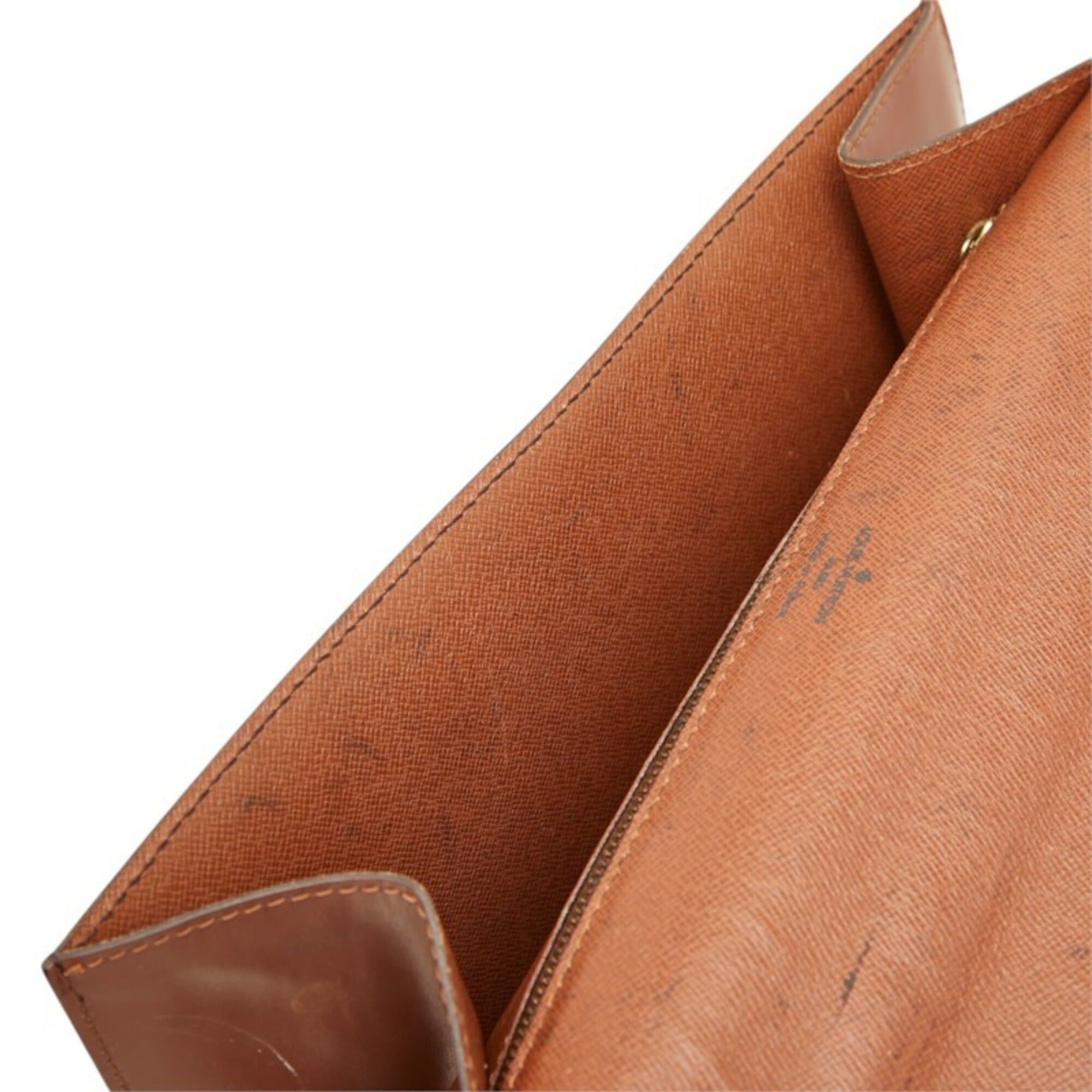 Louis Vuitton Louis Vuitton Monogram Monceau Handbag Shoulder Bag 2WAY M51185 Brown Leather Women's LOUIS VUITTON Size ONE SIZE - 11 Thumbnail