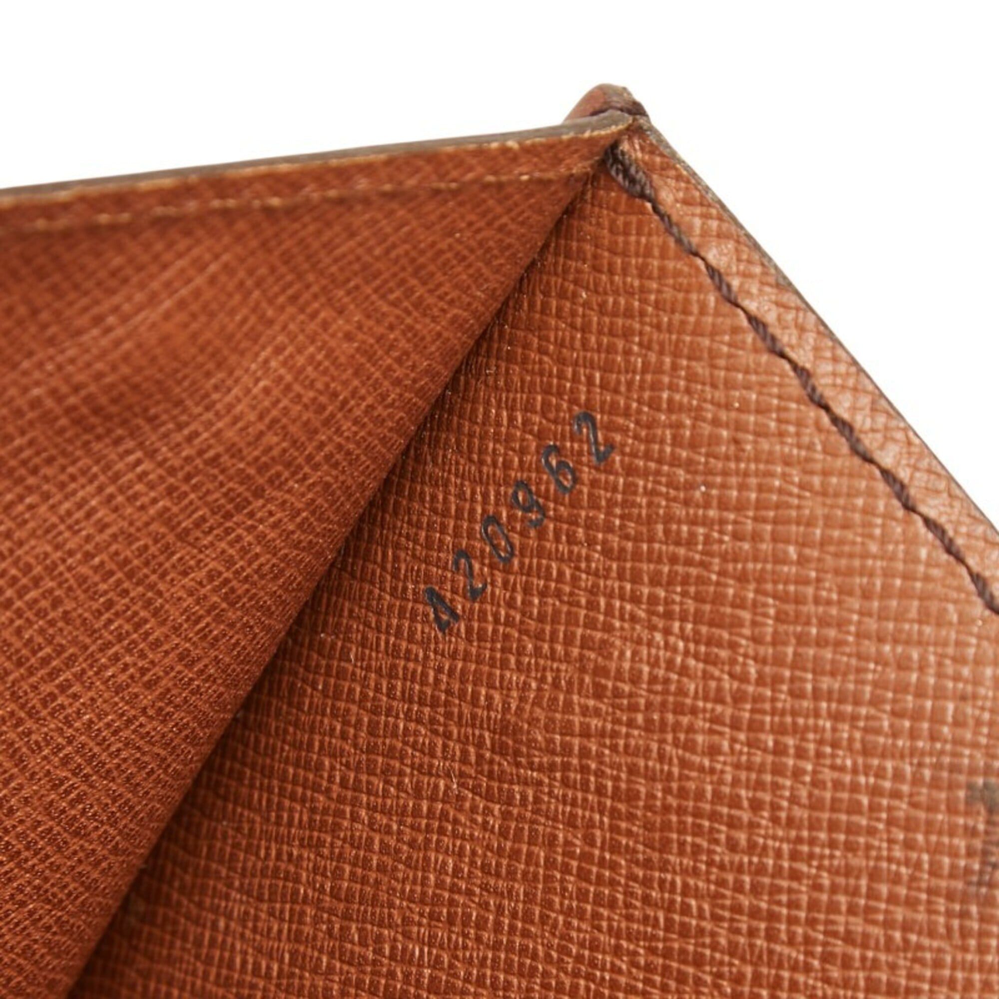 Louis Vuitton Louis Vuitton Monogram Monceau Handbag Shoulder Bag 2WAY M51185 Brown Leather Women's LOUIS VUITTON Size ONE SIZE - 13 Thumbnail