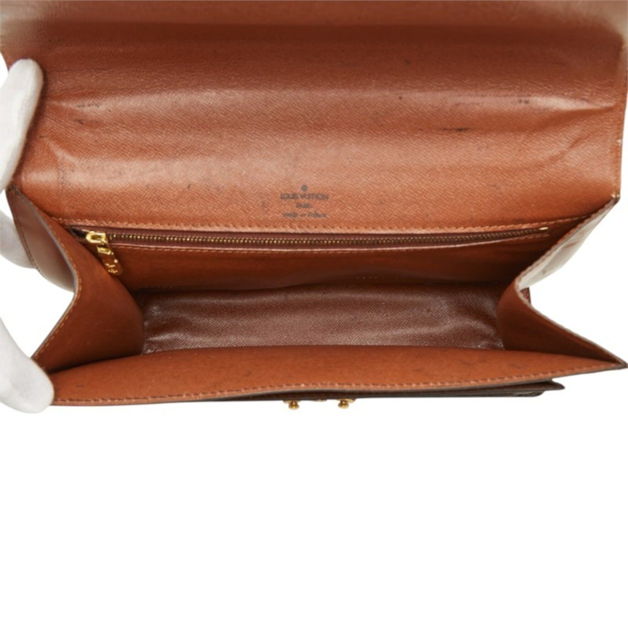 Louis Vuitton Louis Vuitton Monogram Monceau Handbag Shoulder Bag 2WAY M51185 Brown Leather Women's LOUIS VUITTON Size ONE SIZE - 8 Thumbnail