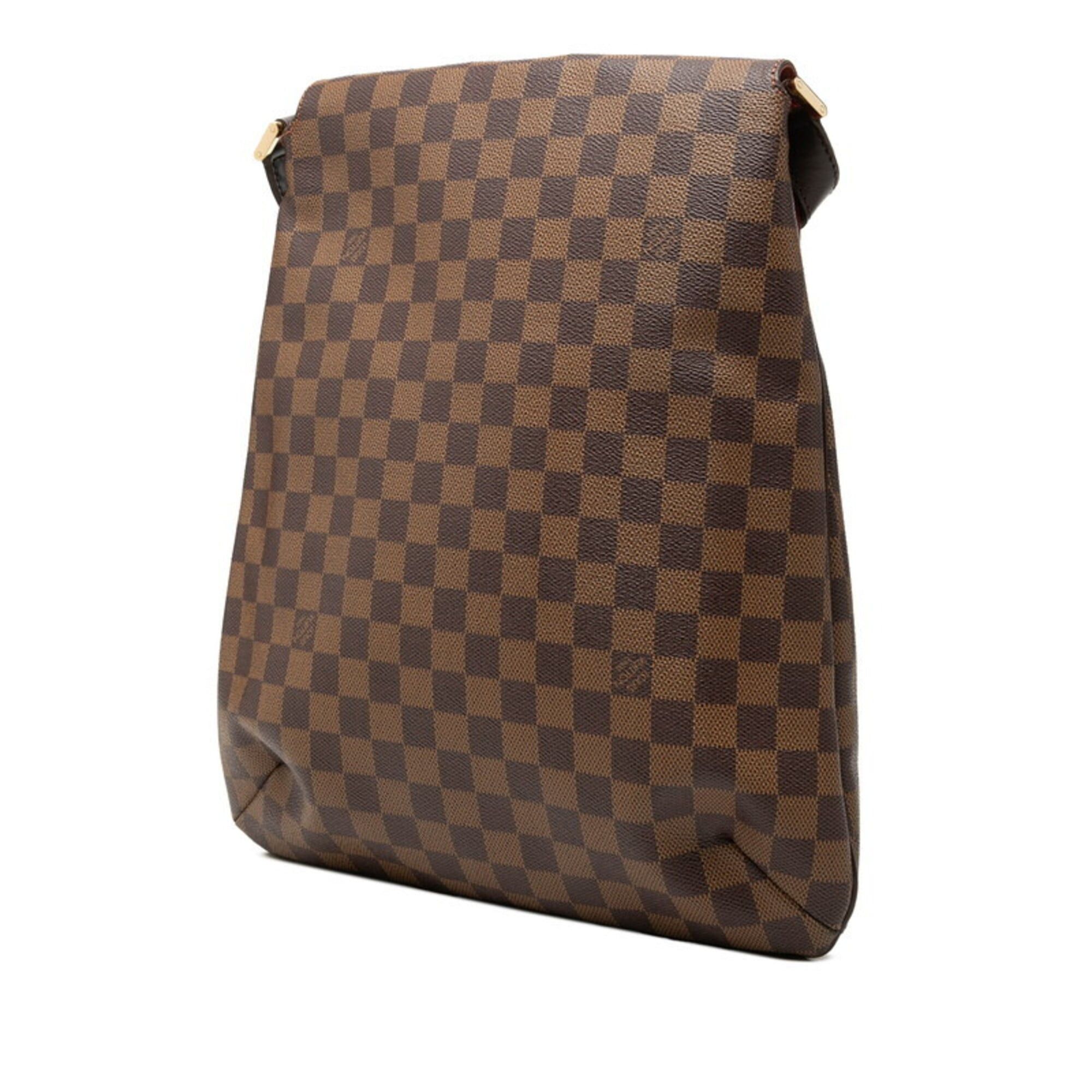 Louis Vuitton Louis Vuitton Damier Musette Crossbody Shoulder Bag N51302 Brown Leather Women's LOUIS VUITTON Size ONE SIZE - 2 Thumbnail