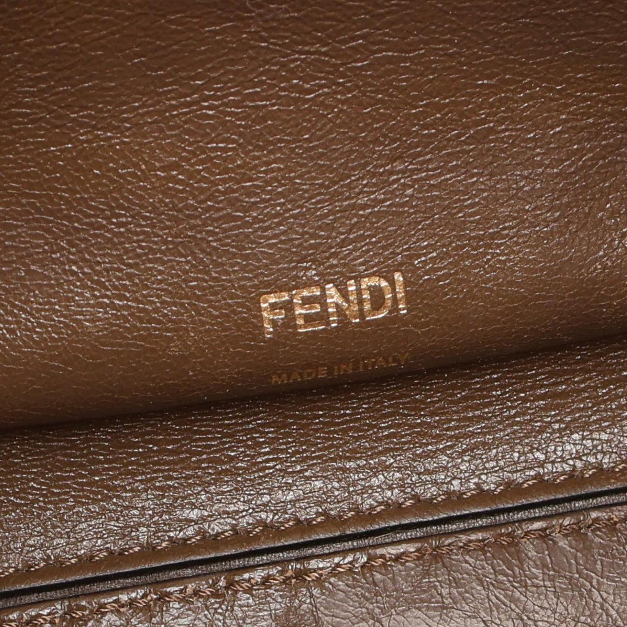Fendi Perforated Leather Peekaboo X Lite Satchel Size ONE SIZE - 5 Thumbnail