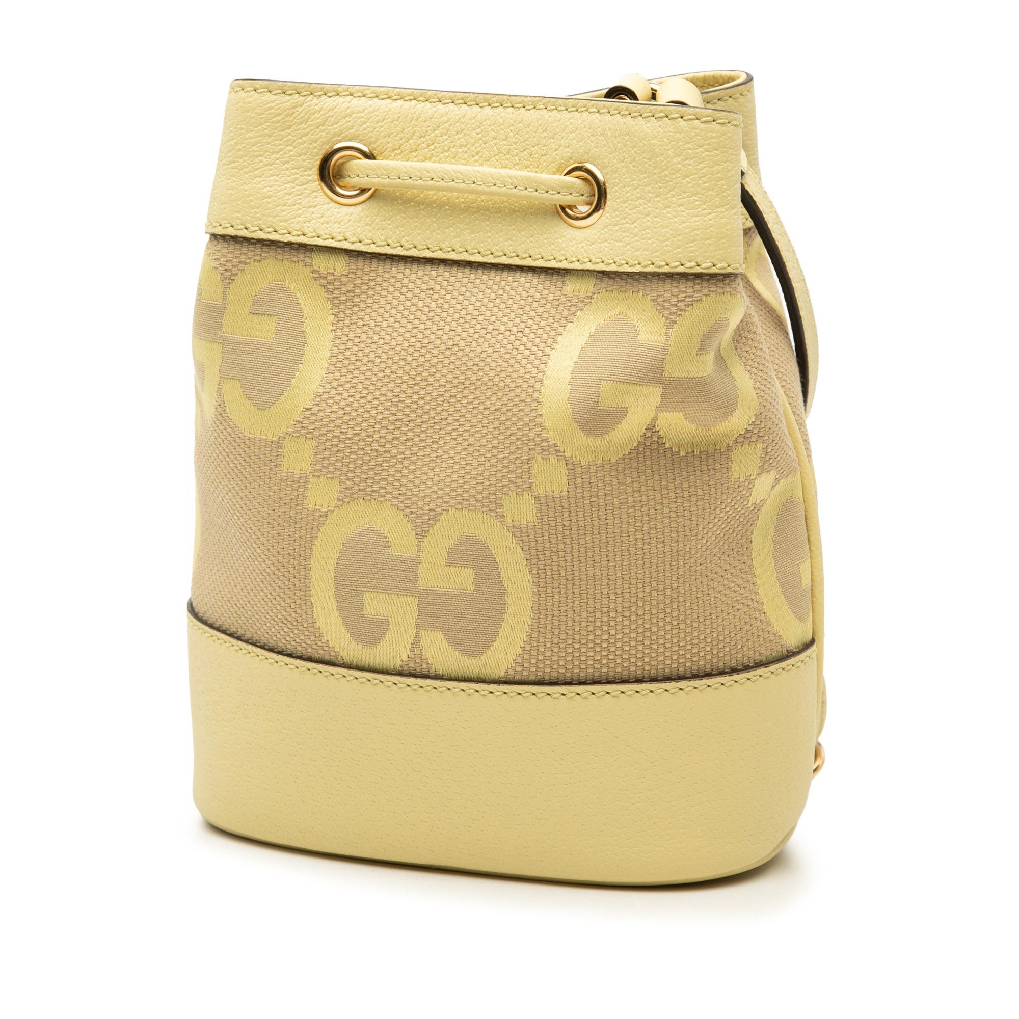 Gucci Jumbo GG Canvas and Calfskin Ophidia Bucket Bag Size ONE SIZE - 2 Thumbnail