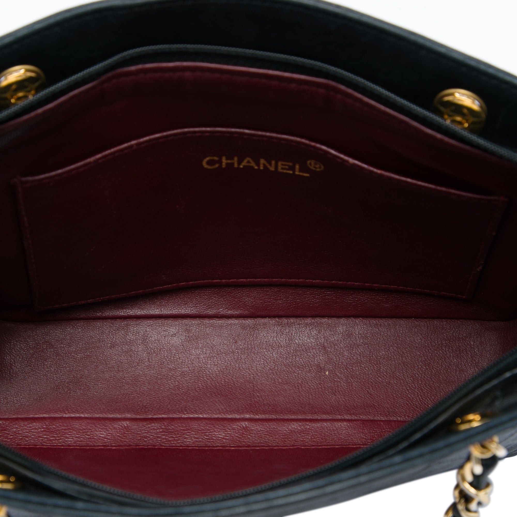 Chanel CC Quilted Lambskin Zip Handbag Size ONE SIZE - 4 Thumbnail