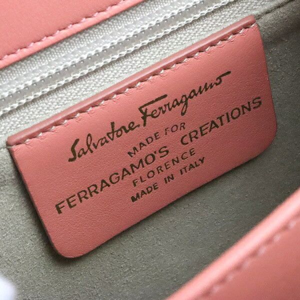 Salvatore Ferragamo Salvatore Ferragamo Gancini Calfskin Bag Pink Size ONE SIZE - 9 Thumbnail