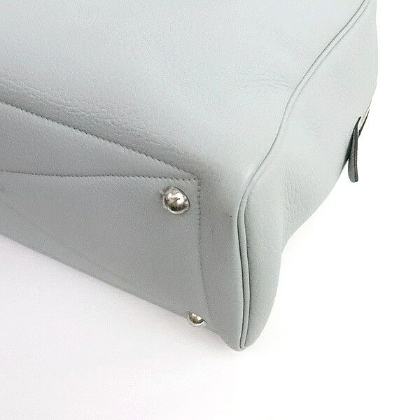Hermes HERMES Victoria 35 Taurillon Clemence Bag Blue Size ONE SIZE - 4 Thumbnail