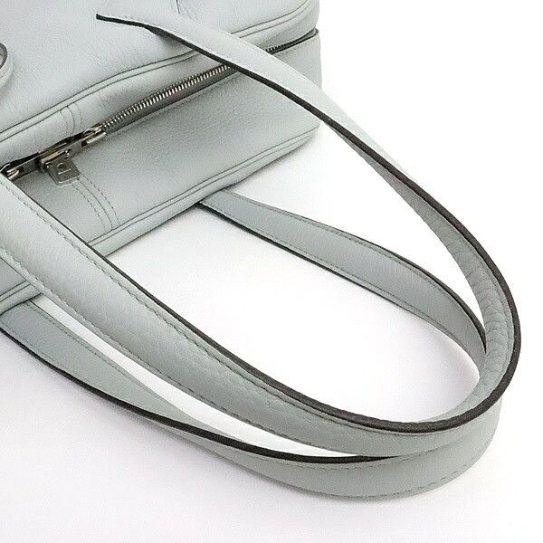 Hermes HERMES Victoria 35 Taurillon Clemence Bag Blue Size ONE SIZE - 6 Thumbnail