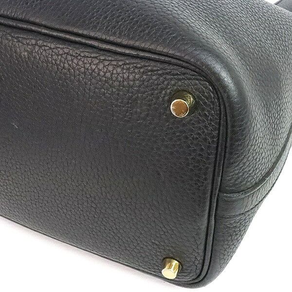 Hermes HERMES Picotin Lock PM Taurillon Clemence 2020 Black Size ONE SIZE - 5 Thumbnail