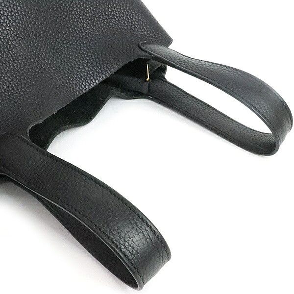 Hermes HERMES Picotin Lock PM Taurillon Clemence 2020 Black Size ONE SIZE - 6 Thumbnail