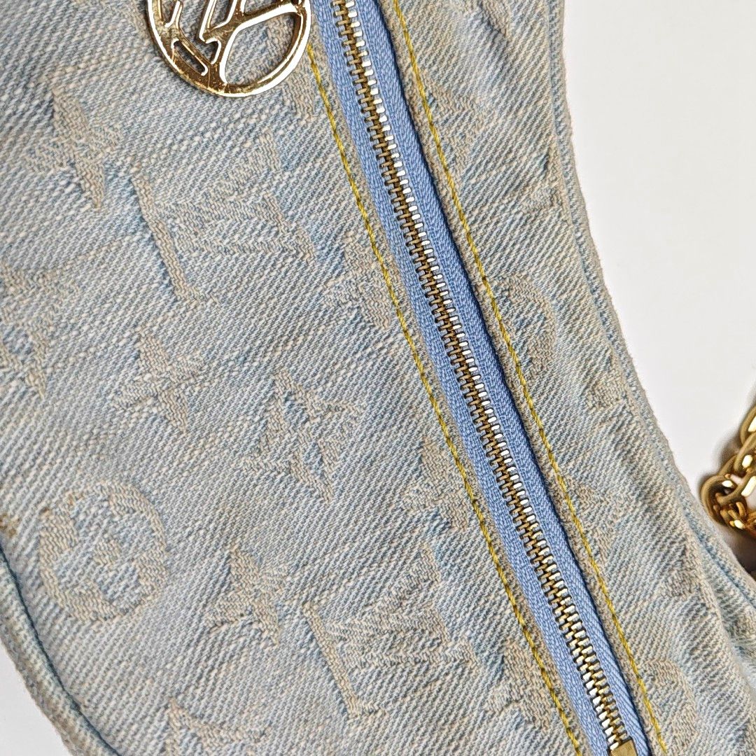 Louis Vuitton Louis Vuitton Loop Denim Monogram Shoulder Bag Size ONE SIZE - 9 Thumbnail