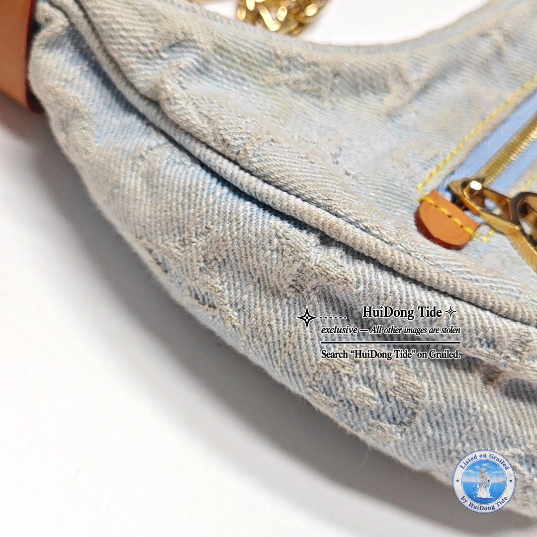 Louis Vuitton Louis Vuitton Loop Denim Monogram Shoulder Bag Size ONE SIZE - 13 Thumbnail