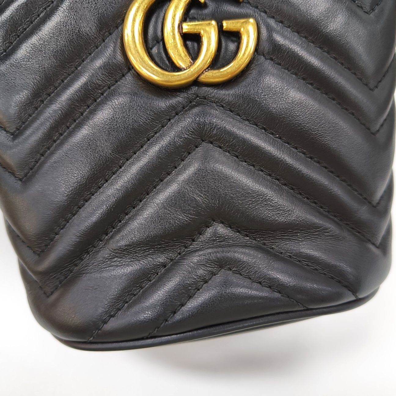 Gucci Gucci GG Marmont Quilted Bucket Bag Size ONE SIZE Size ONE SIZE - 8 Thumbnail