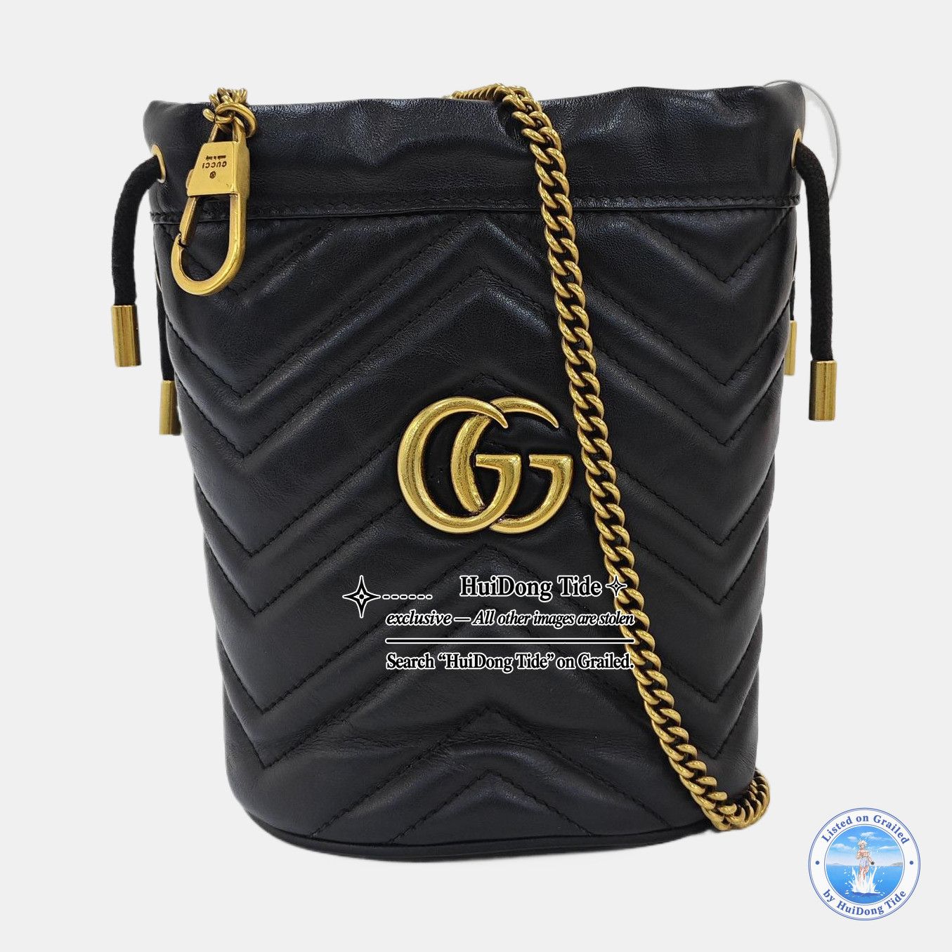 Gucci Gucci GG Marmont Quilted Bucket Bag Size ONE SIZE Size ONE SIZE - 7 Thumbnail