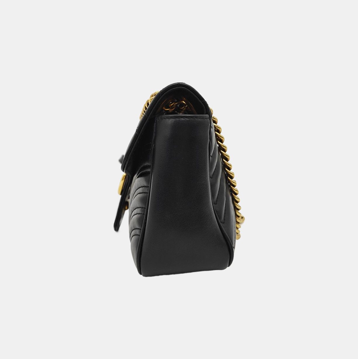 Gucci Gucci GG Marmont Leather Quilted Shoulder Bag Size OS Size ONE SIZE - 3 Thumbnail