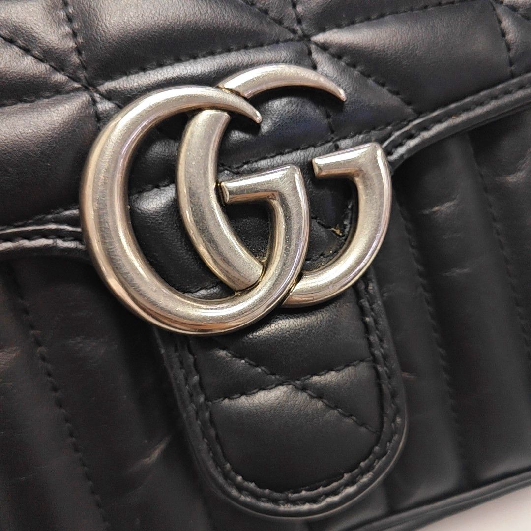 Gucci Gucci GG Marmont Quilted Leather Shoulder Bag Size ONE SIZE - 9 Thumbnail
