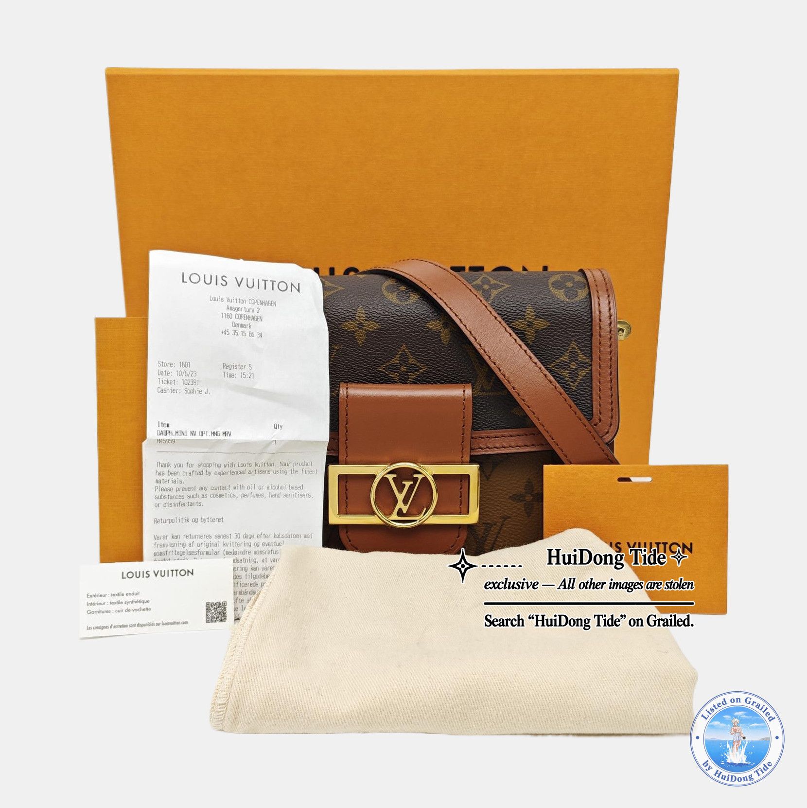 Louis Vuitton Louis Vuitton Dauphine Mini Monogram Shoulder Bag Size ONE SIZE - 8 Thumbnail
