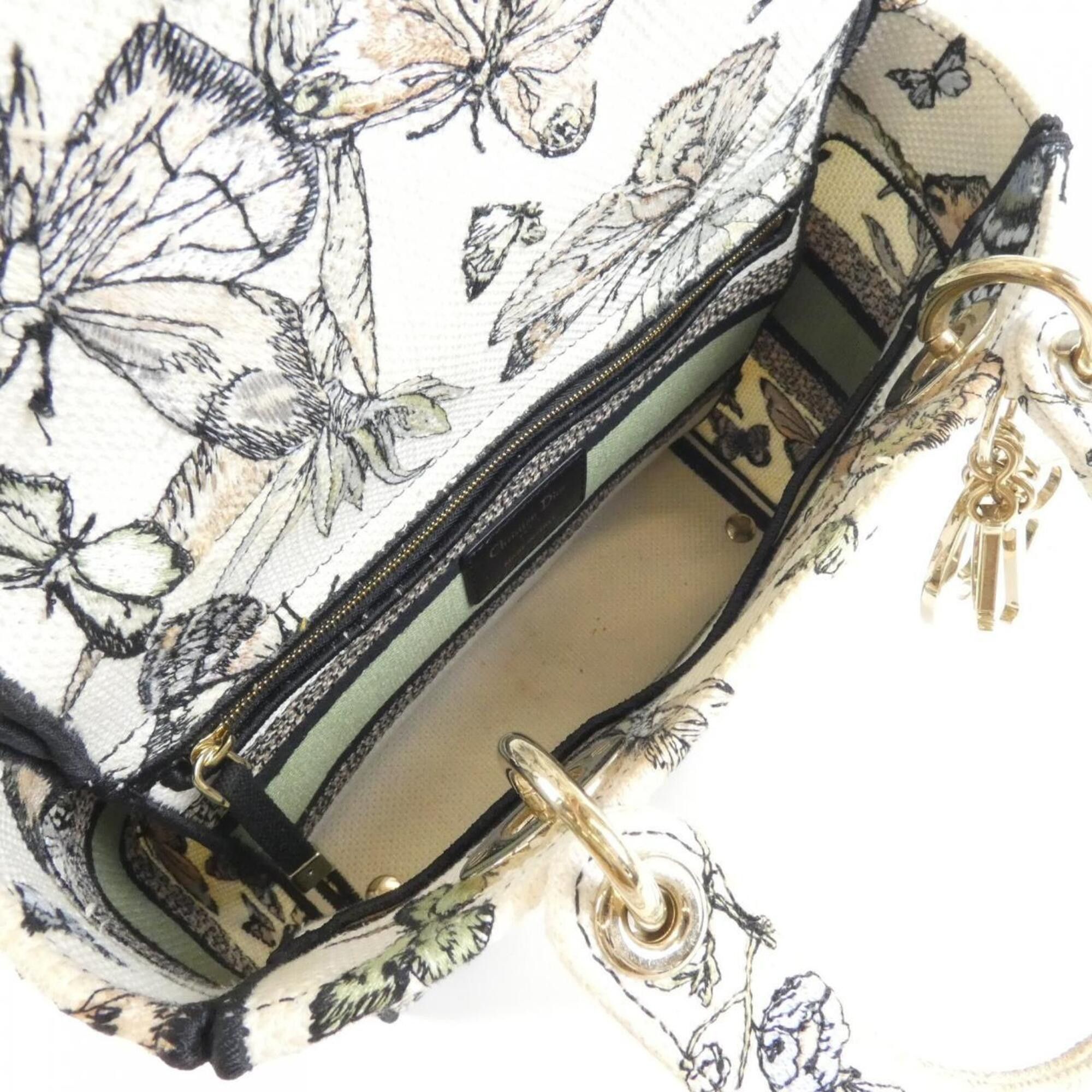 Dior Christian Dior TOILE DE JOUY MEXICO Lady D-Lite Medium Handbag M0565OESR Size ONE SIZE - 9 Thumbnail