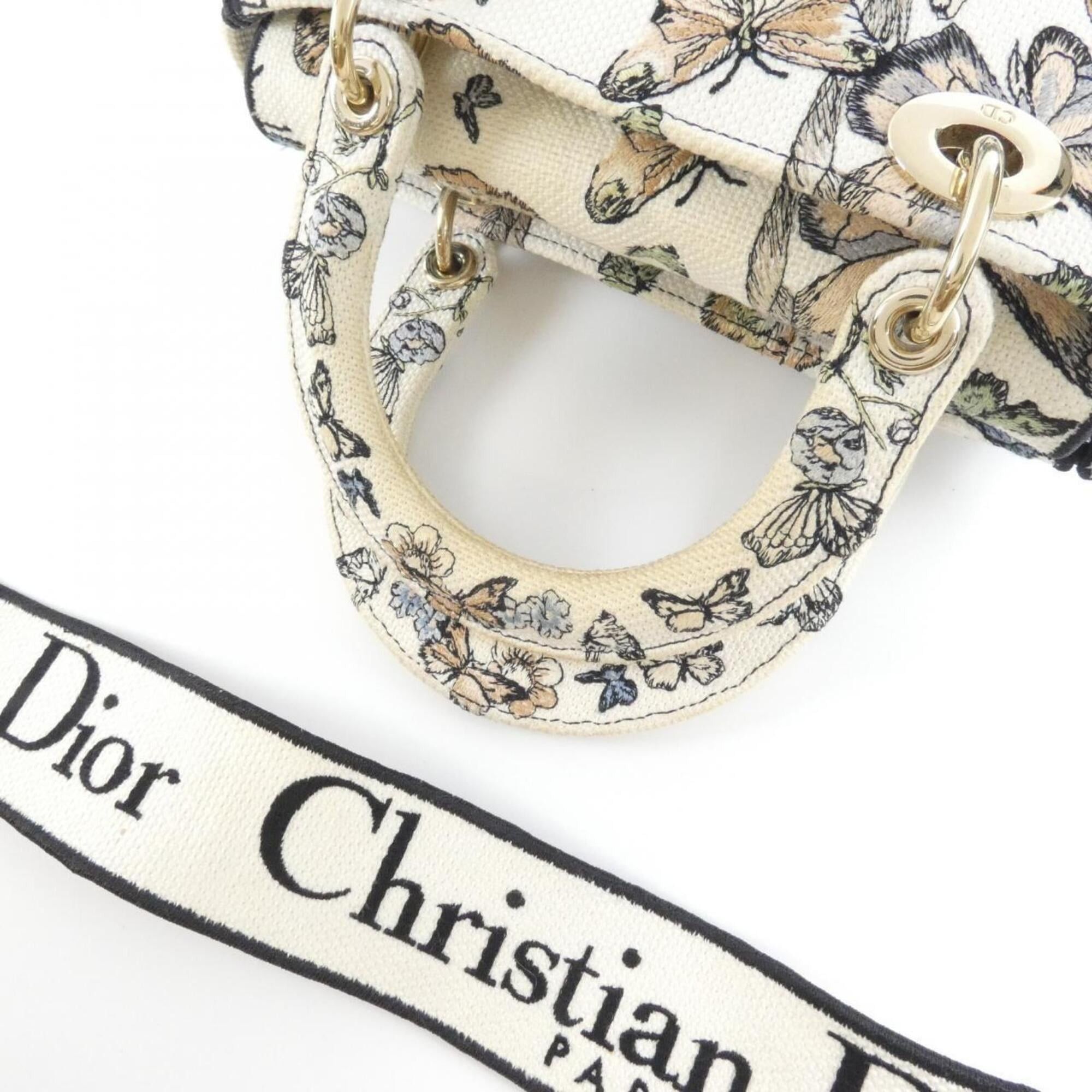 Dior Christian Dior TOILE DE JOUY MEXICO Lady D-Lite Medium Handbag M0565OESR Size ONE SIZE - 7 Thumbnail