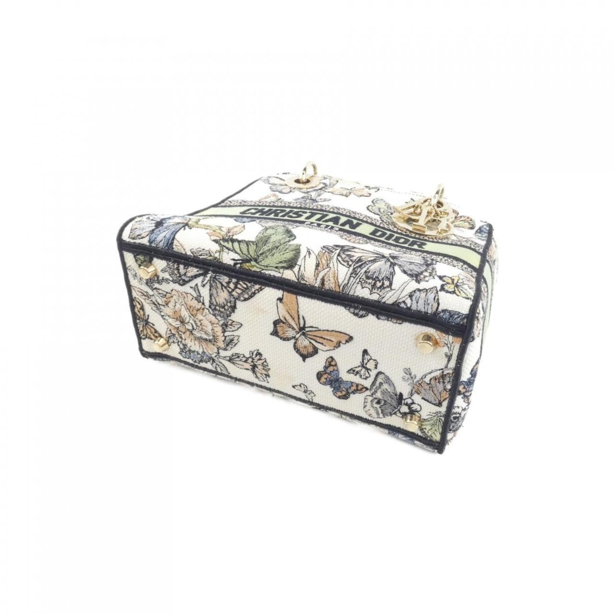 Dior Christian Dior TOILE DE JOUY MEXICO Lady D-Lite Medium Handbag M0565OESR Size ONE SIZE - 3 Thumbnail