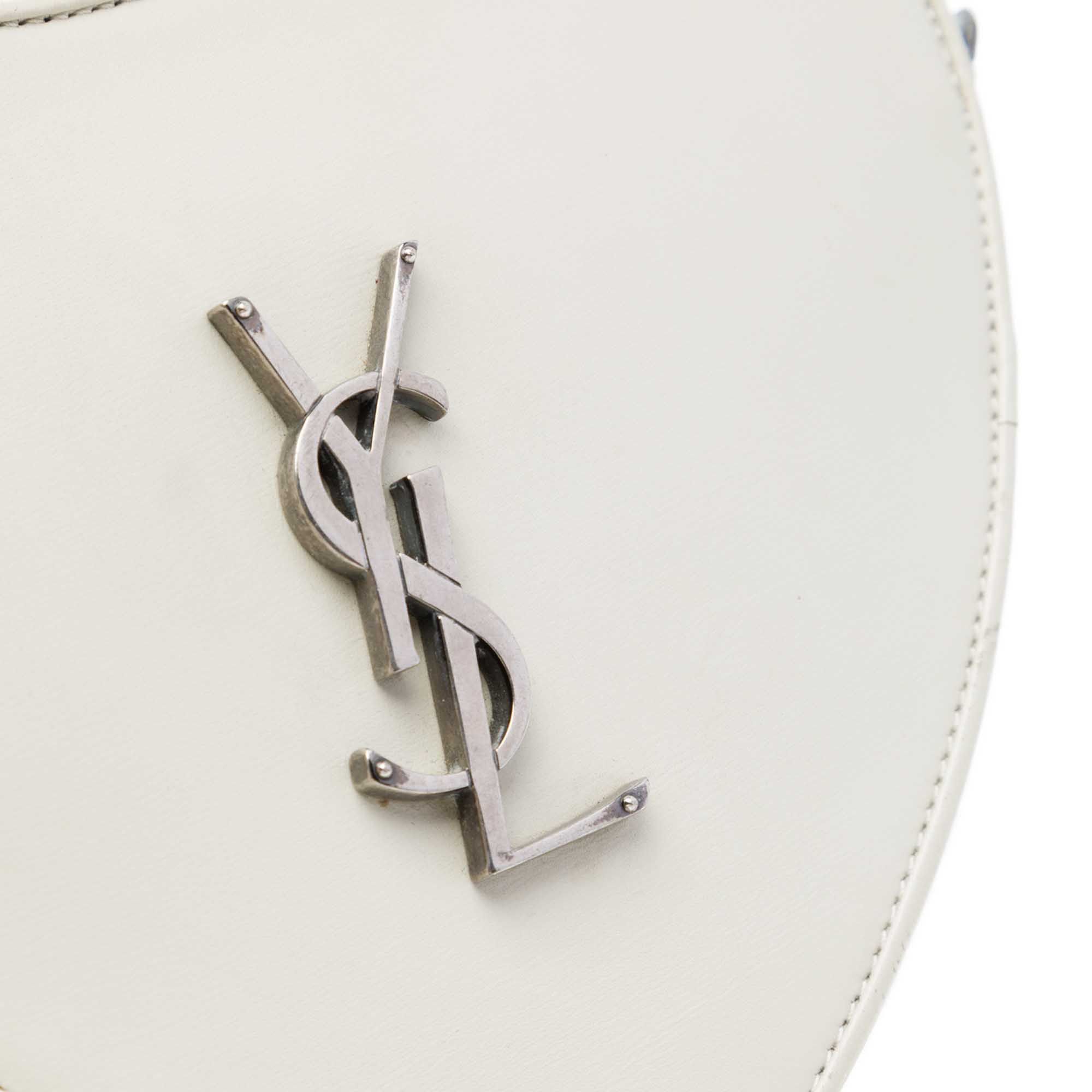 Saint Laurent Paris Smooth Calfskin Sac Coeur Heart Tassel Crossbody Size ONE SIZE - 6 Thumbnail