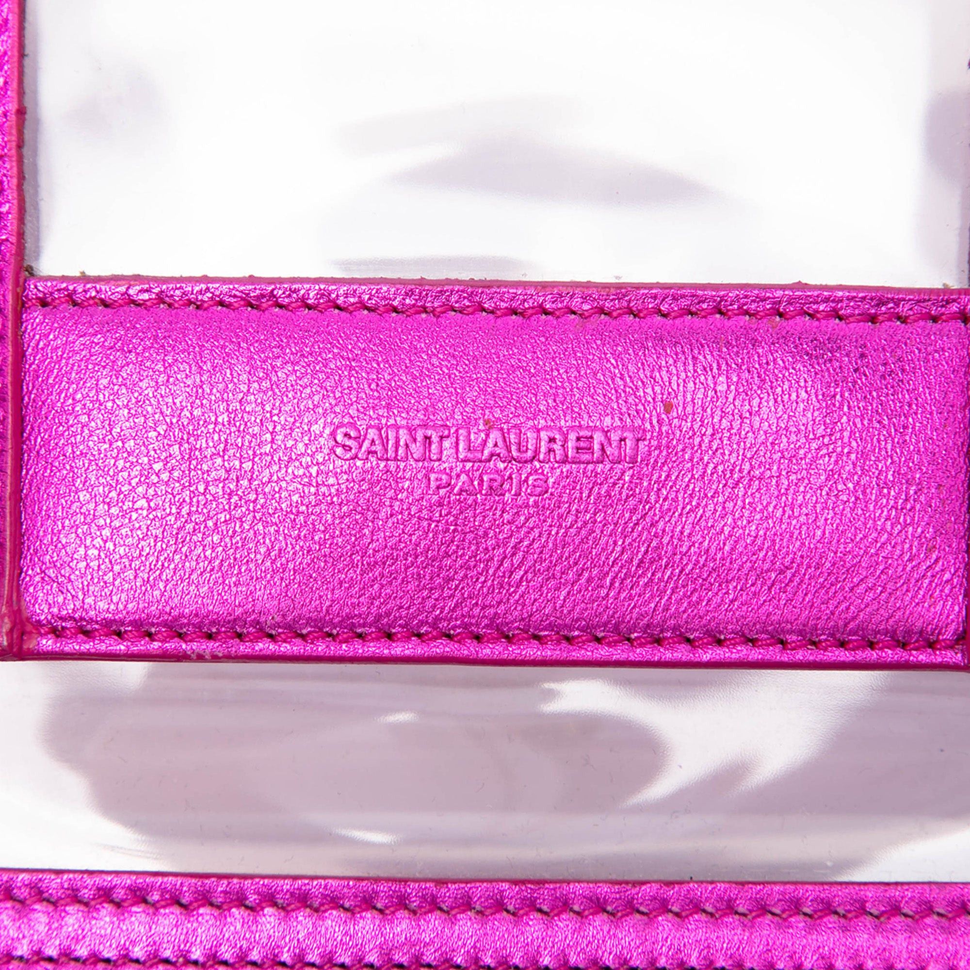 Saint Laurent Paris Metallic Leather Trimmed PVC Betty Crossbody Size ONE SIZE - 5 Thumbnail