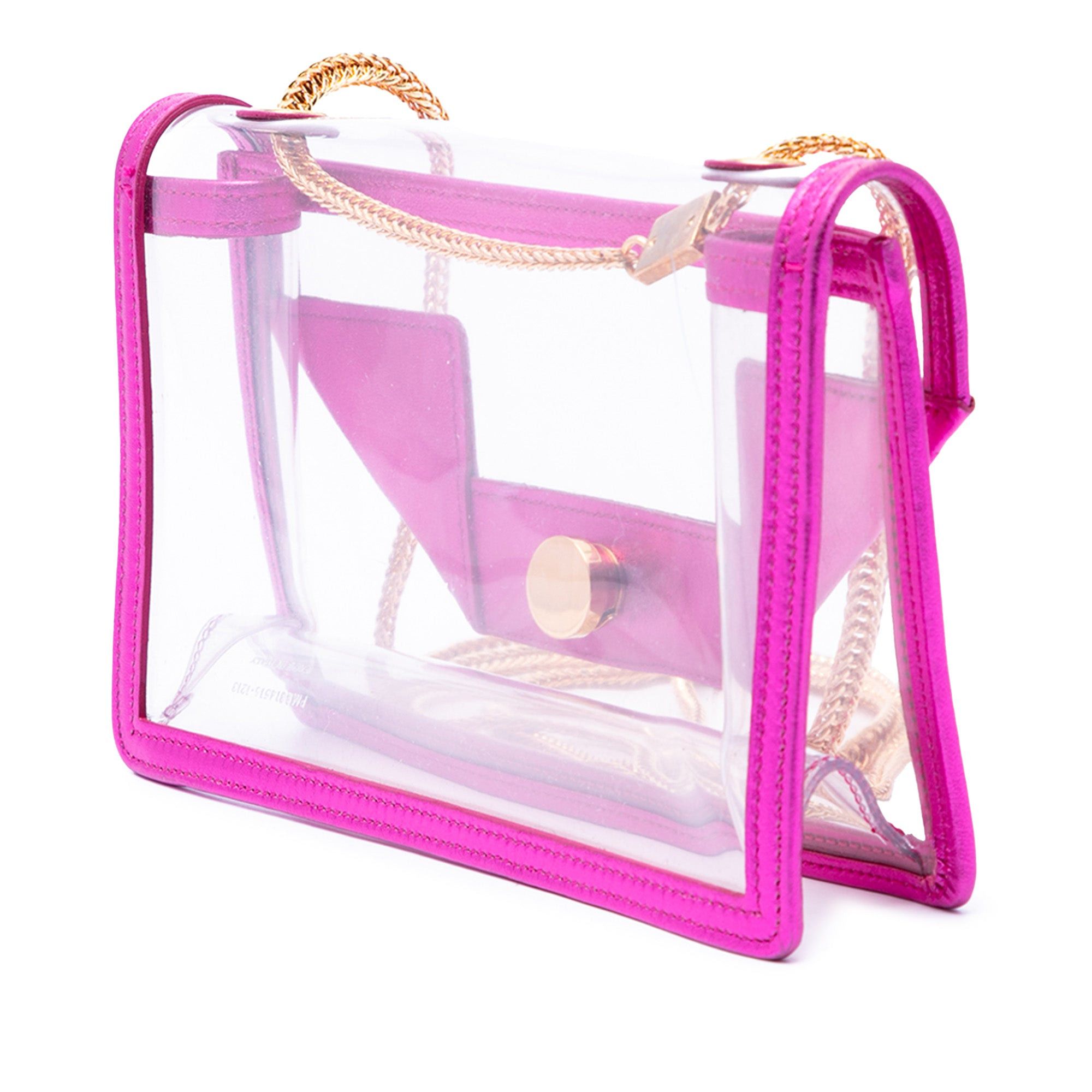 Saint Laurent Paris Metallic Leather Trimmed PVC Betty Crossbody Size ONE SIZE - 2 Thumbnail