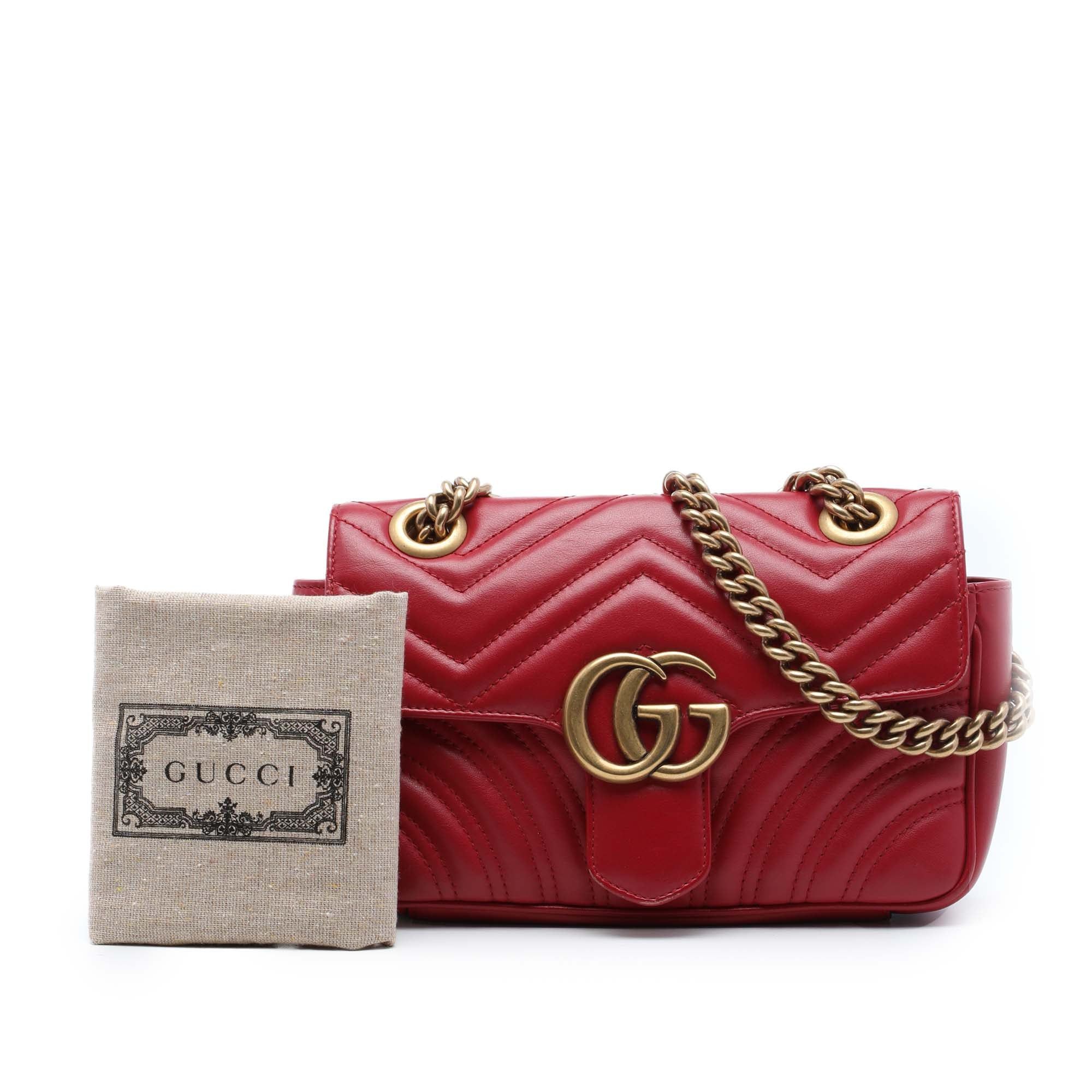 Gucci GG Marmont Matelasse Calfskin Shoulder Bag Size ONE SIZE - 7 Thumbnail