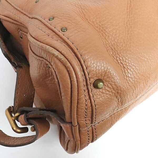 Chloe Chloe Paddington Leather Brown G-Hardware Handbag Size ONE SIZE - 4 Thumbnail