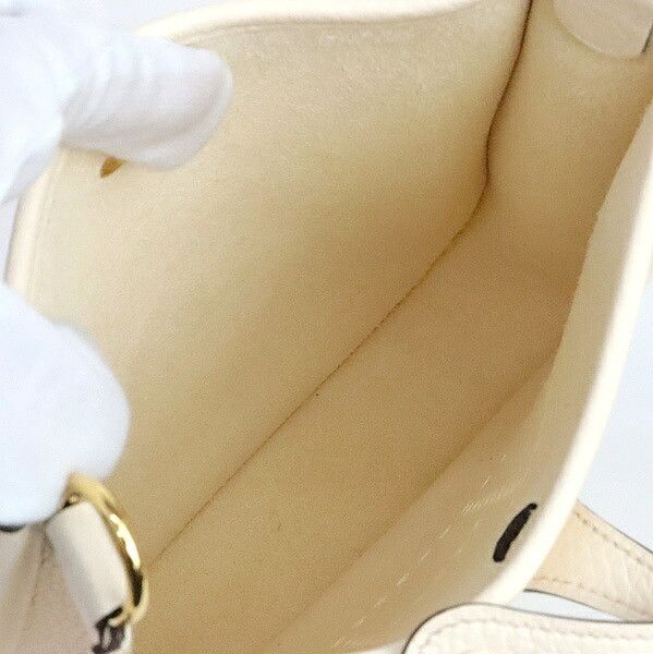 Hermes HERMES Evelyne TPM Taurillon Clemence Bag Nata Size ONE SIZE - 8 Thumbnail