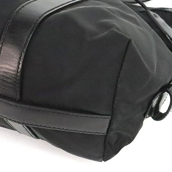 Prada PRADA Triangle Logo Nylon Leather Bag BR3249 Size ONE SIZE - 3 Thumbnail