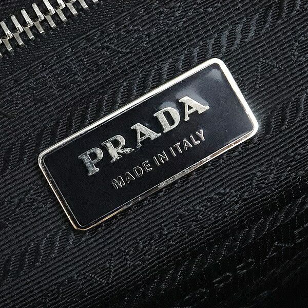 Prada PRADA Triangle Logo Nylon Leather Bag BR3249 Size ONE SIZE - 7 Thumbnail