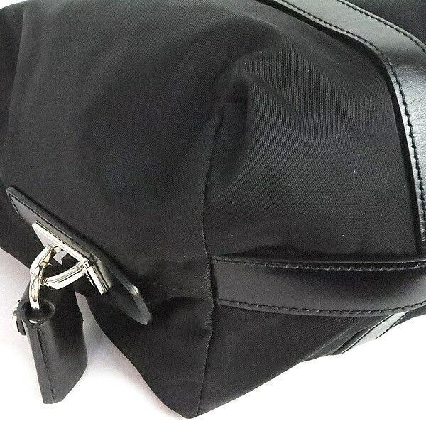 Prada PRADA Triangle Logo Nylon Leather Bag BR3249 Size ONE SIZE - 4 Thumbnail