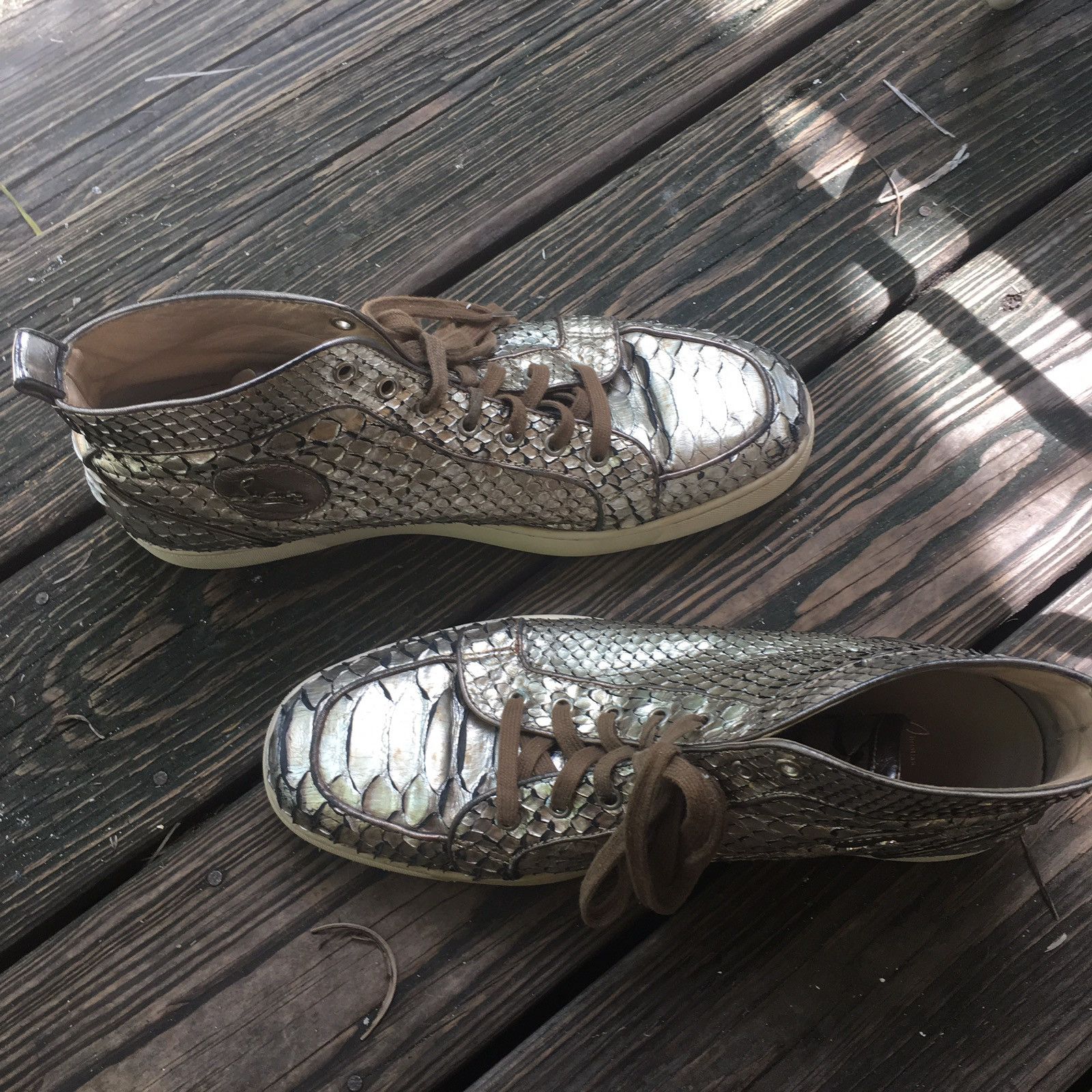 Christian Louboutin RANTUS ORLATO FLAT PYTHON | Grailed