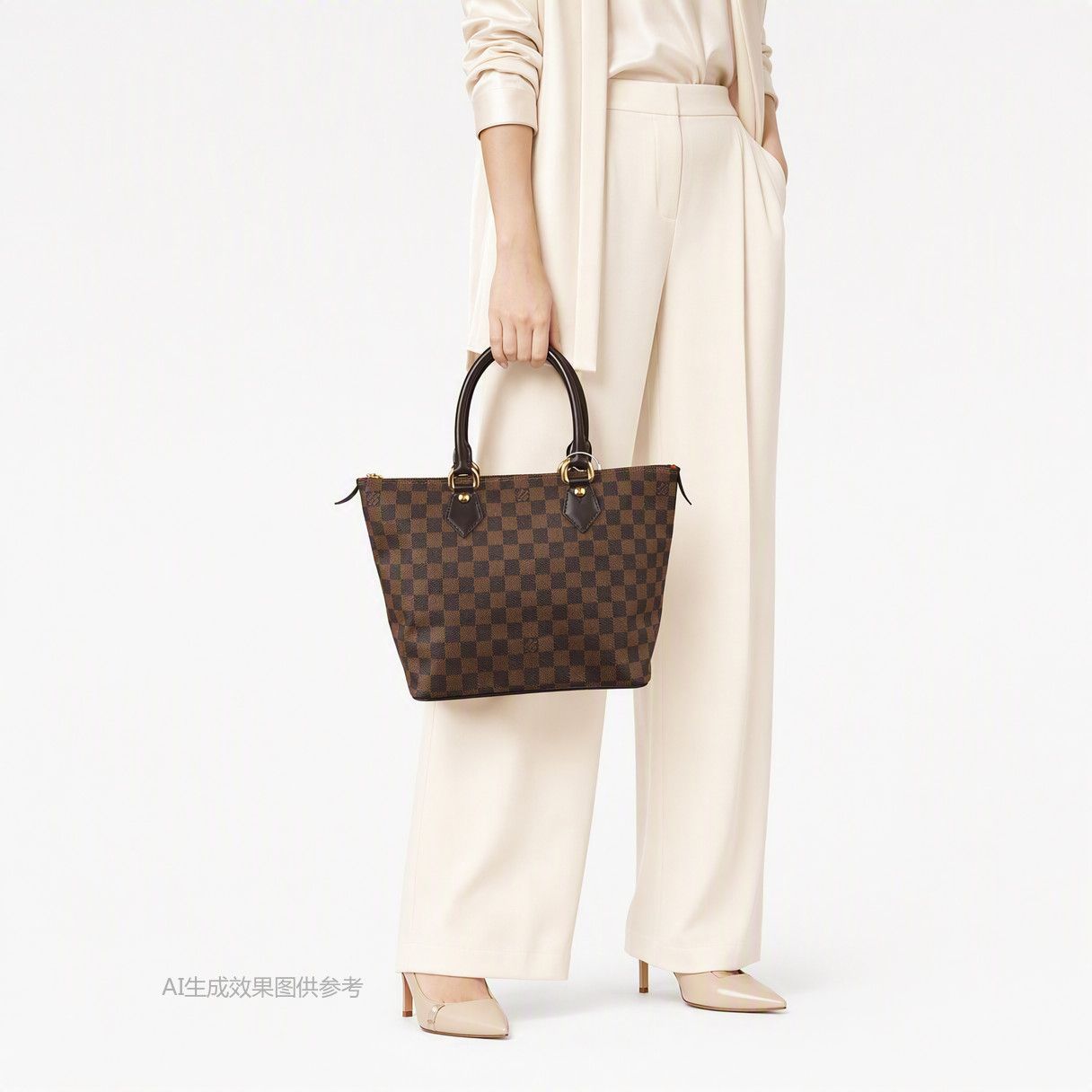 Louis Vuitton Louis Vuitton Damier Ebene Saleya PM Tote Size ONE SIZE - 2 Thumbnail
