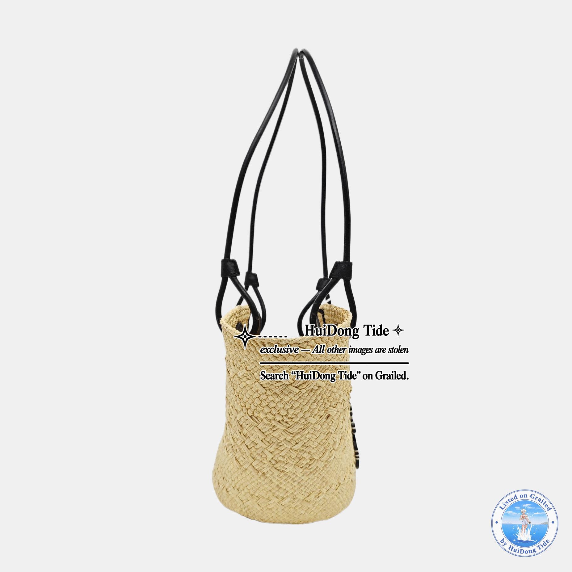 Loewe Loewe Basket Anagram Woven Tote Bag Size OS Size ONE SIZE - 4 Thumbnail