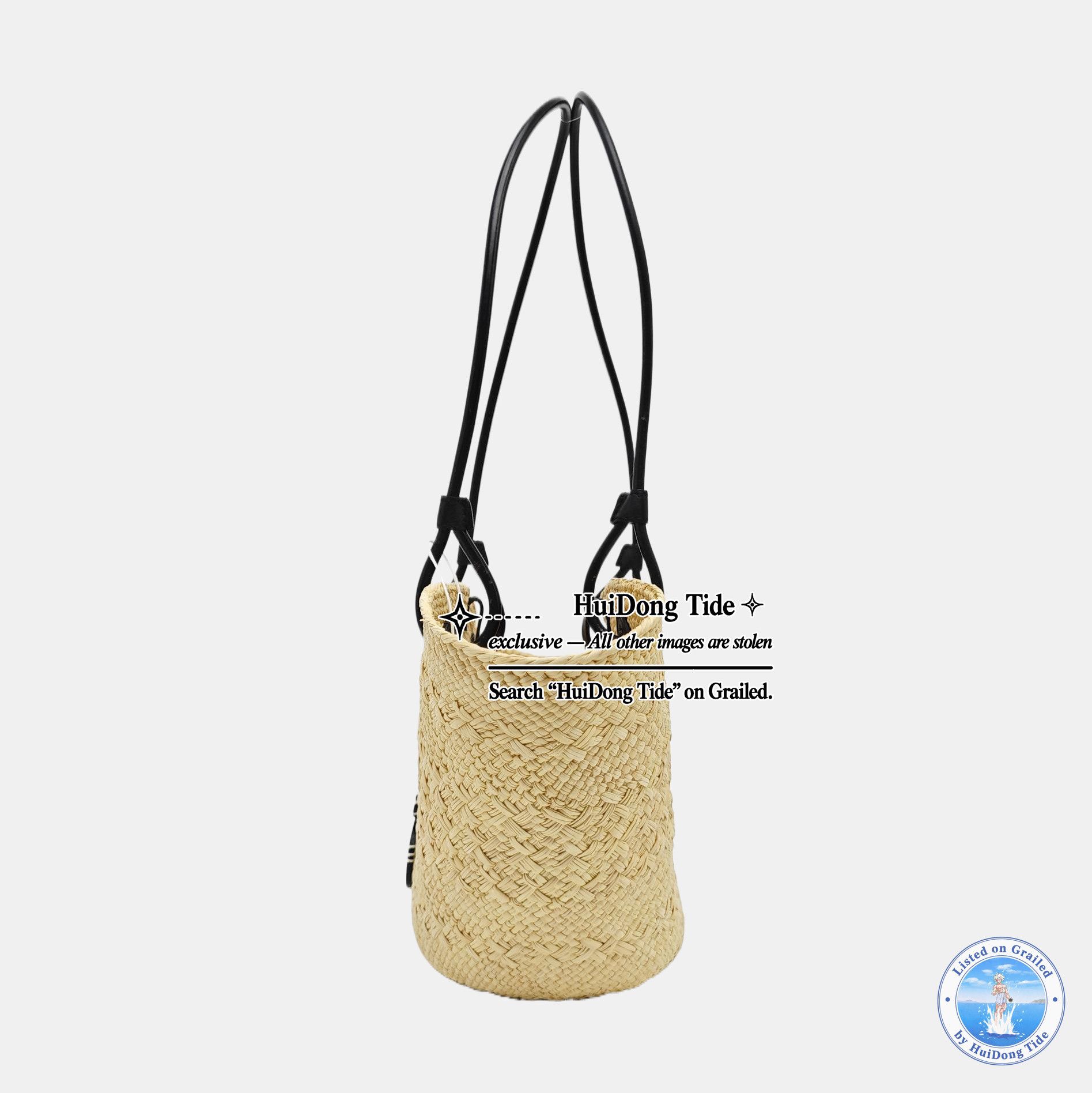 Loewe Loewe Basket Anagram Woven Tote Bag Size OS Size ONE SIZE - 3 Thumbnail