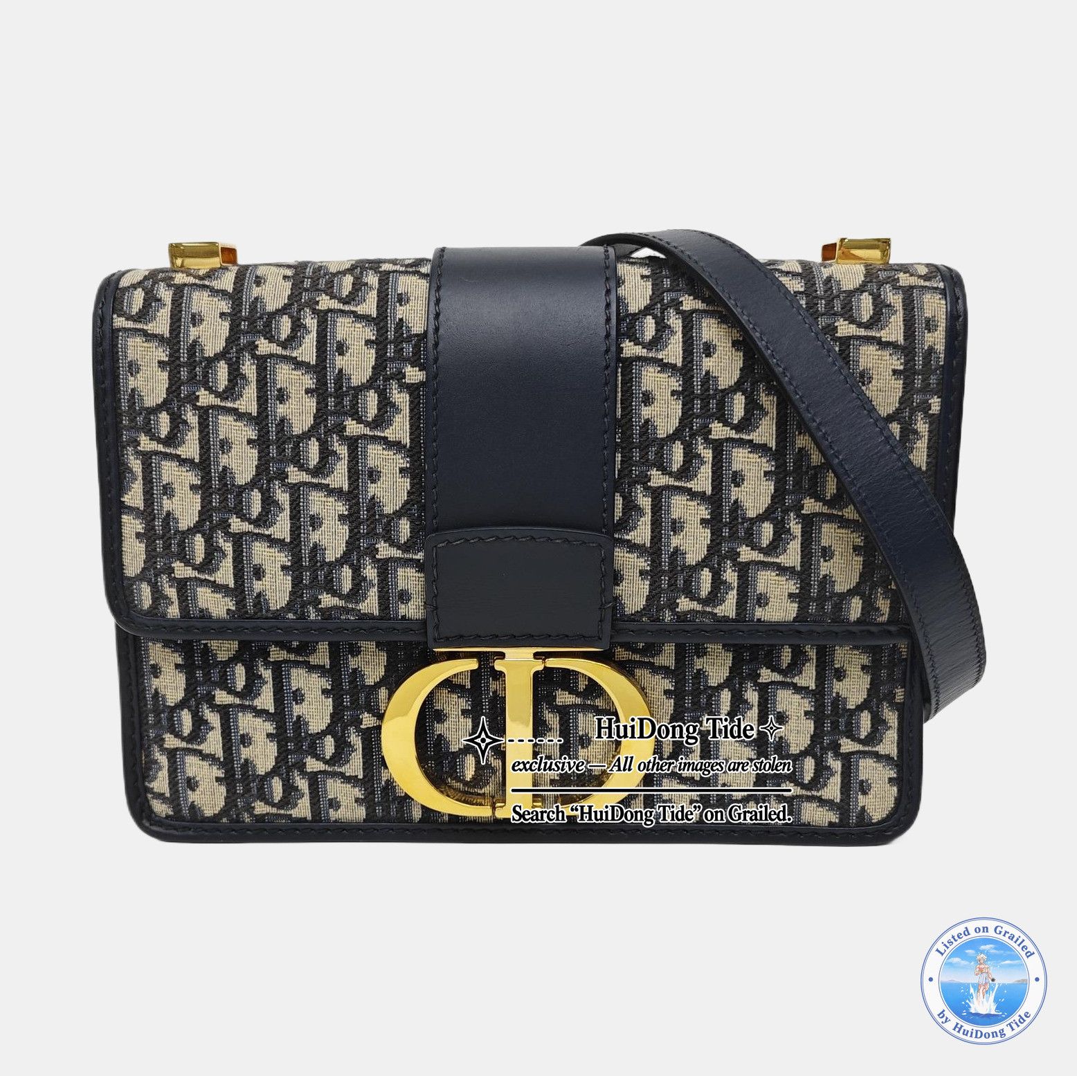 Dior Dior 30 Montaigne Oblique Jacquard Shoulder Bag Size ONE SIZE - 8 Thumbnail