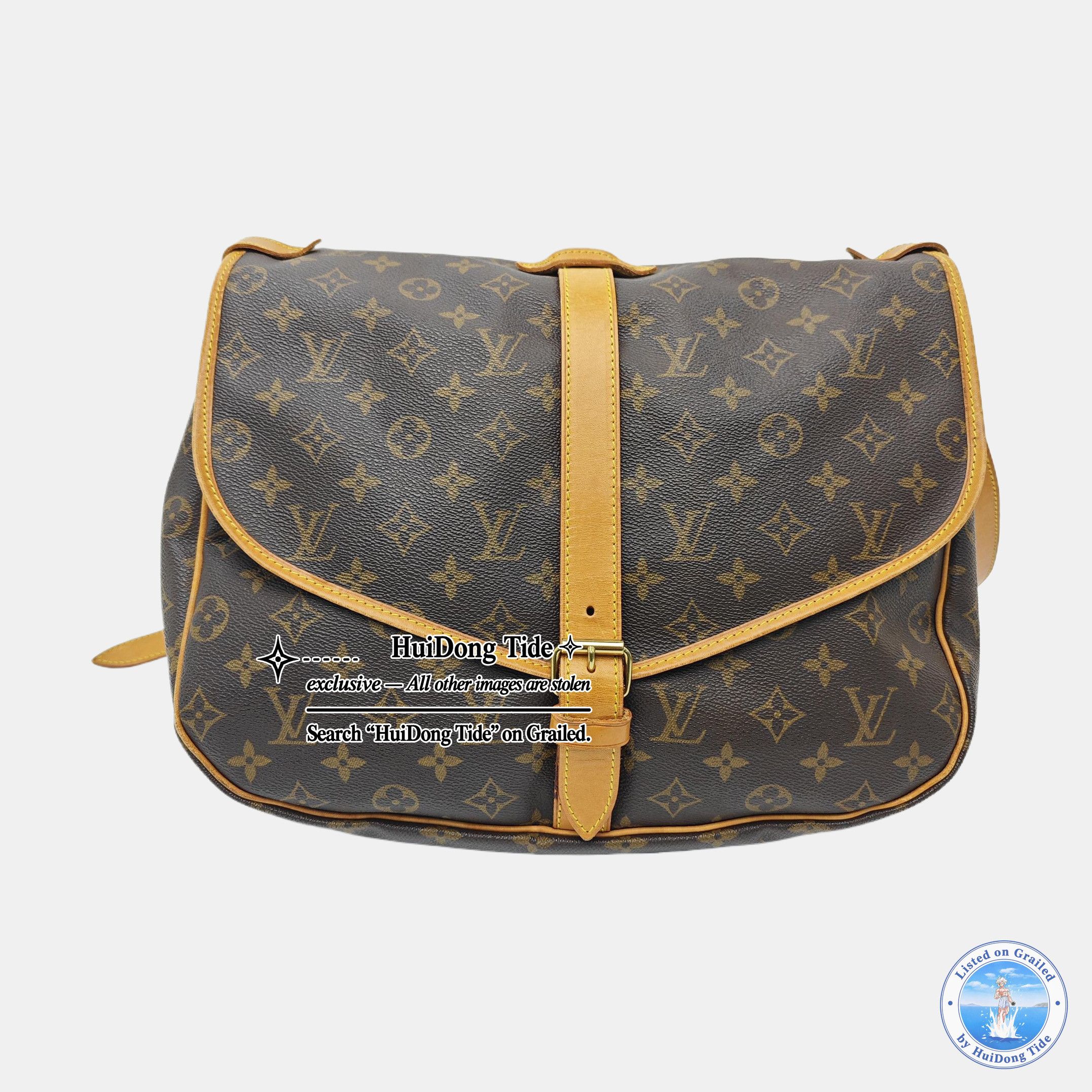 Louis Vuitton Louis Vuitton Monogram Saumur 35 Shoulder Bag Size ONE SIZE - 4 Thumbnail