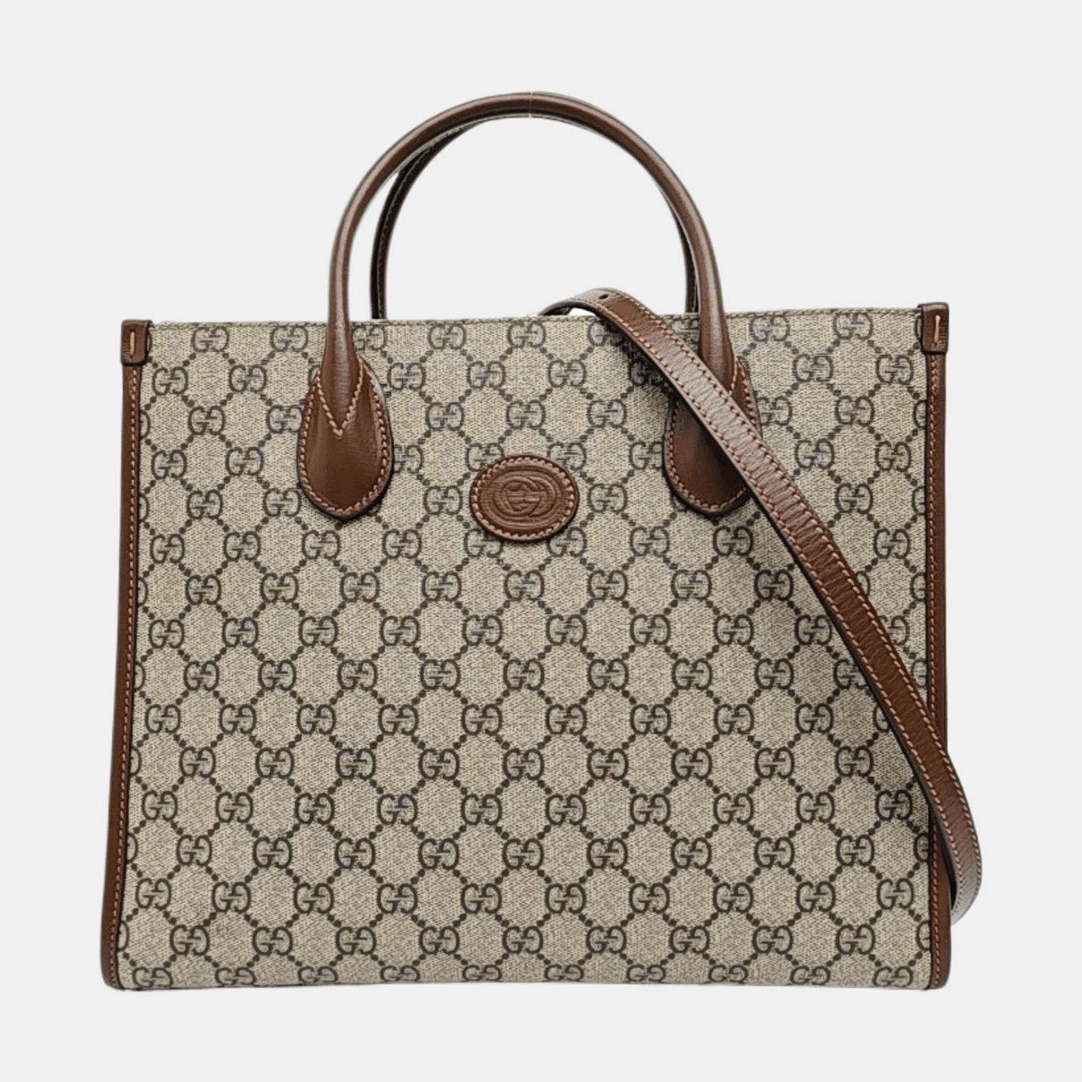 Gucci Gucci GG Supreme Canvas Tote Bag Size ONE SIZE - 8 Thumbnail