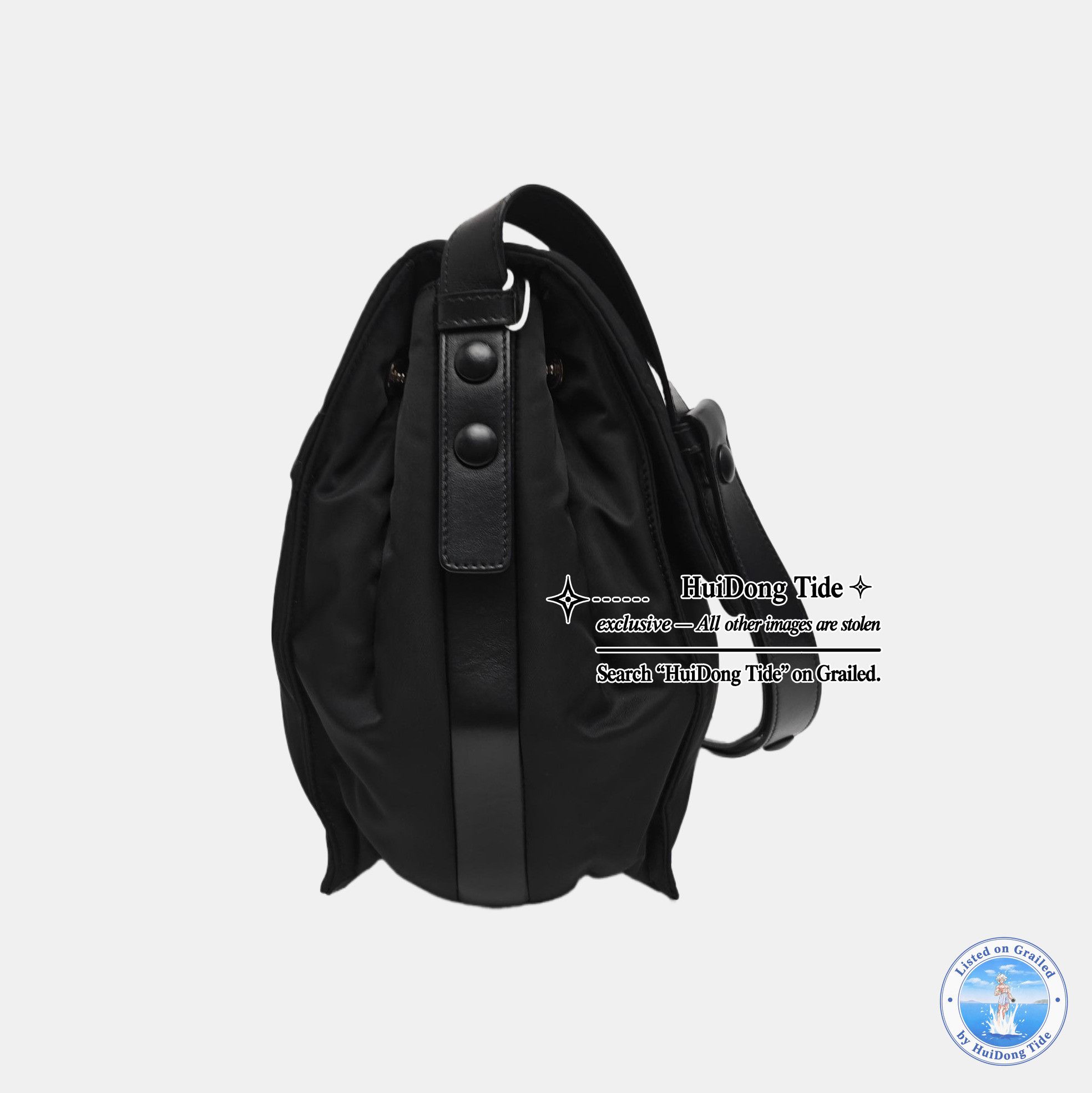Prada Prada Tessuto Nylon Shoulder Bag Black Size ONE SIZE - 4 Thumbnail