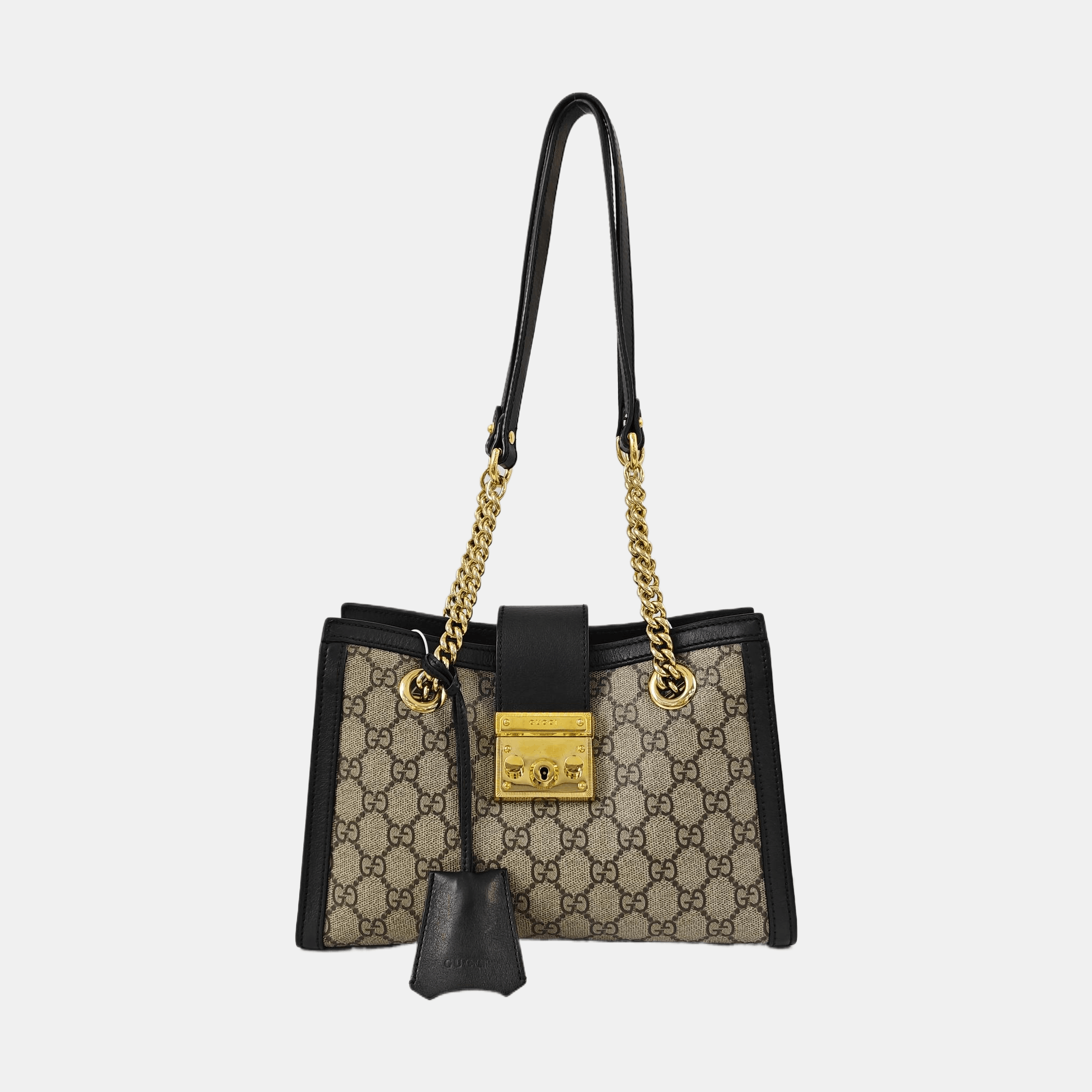 Gucci Gucci Padlock Monogram Shoulder Bag Size ONE SIZE - 6 Thumbnail