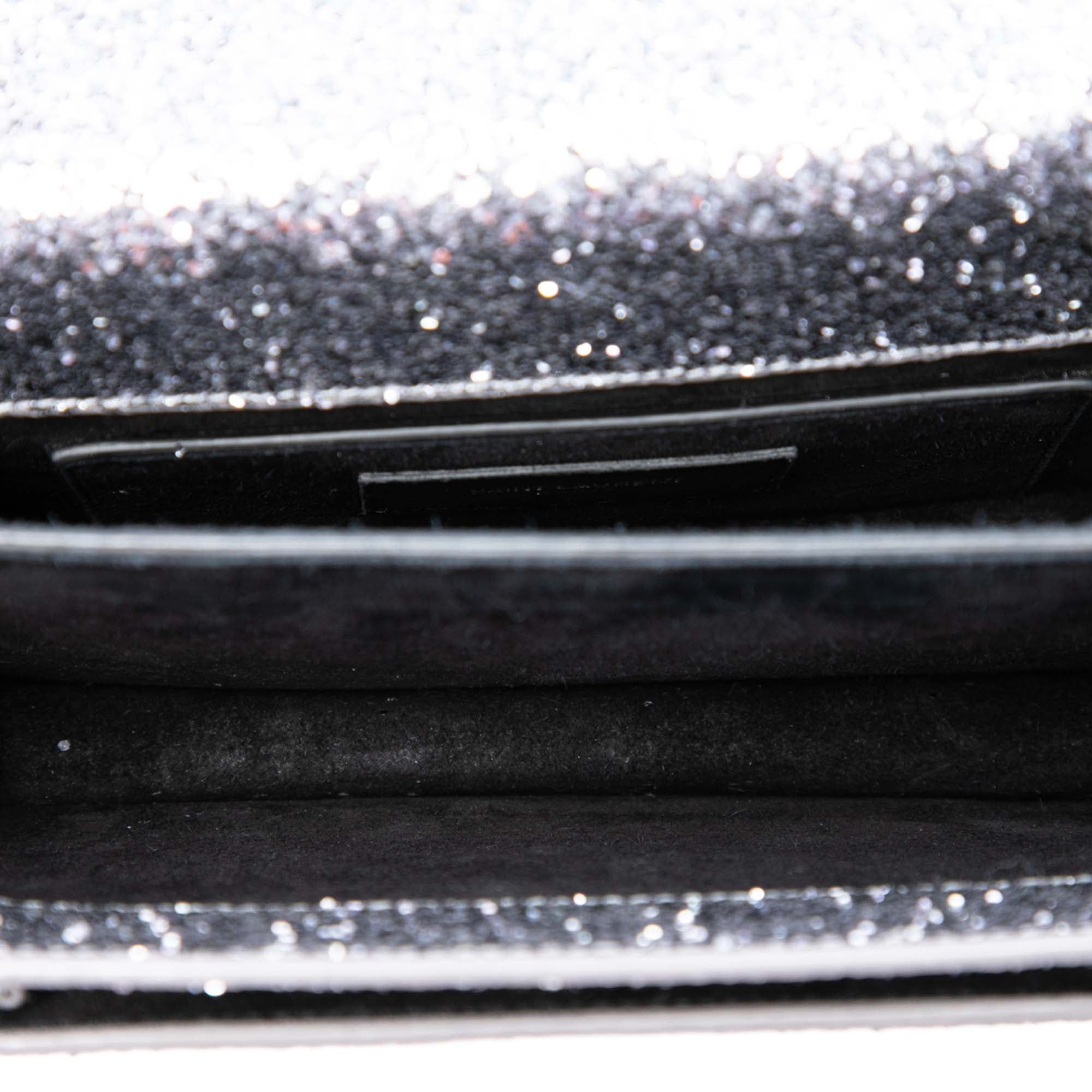 Saint Laurent Paris Glitter Leather Monogram Sunset Crossbody Size ONE SIZE - 4 Thumbnail