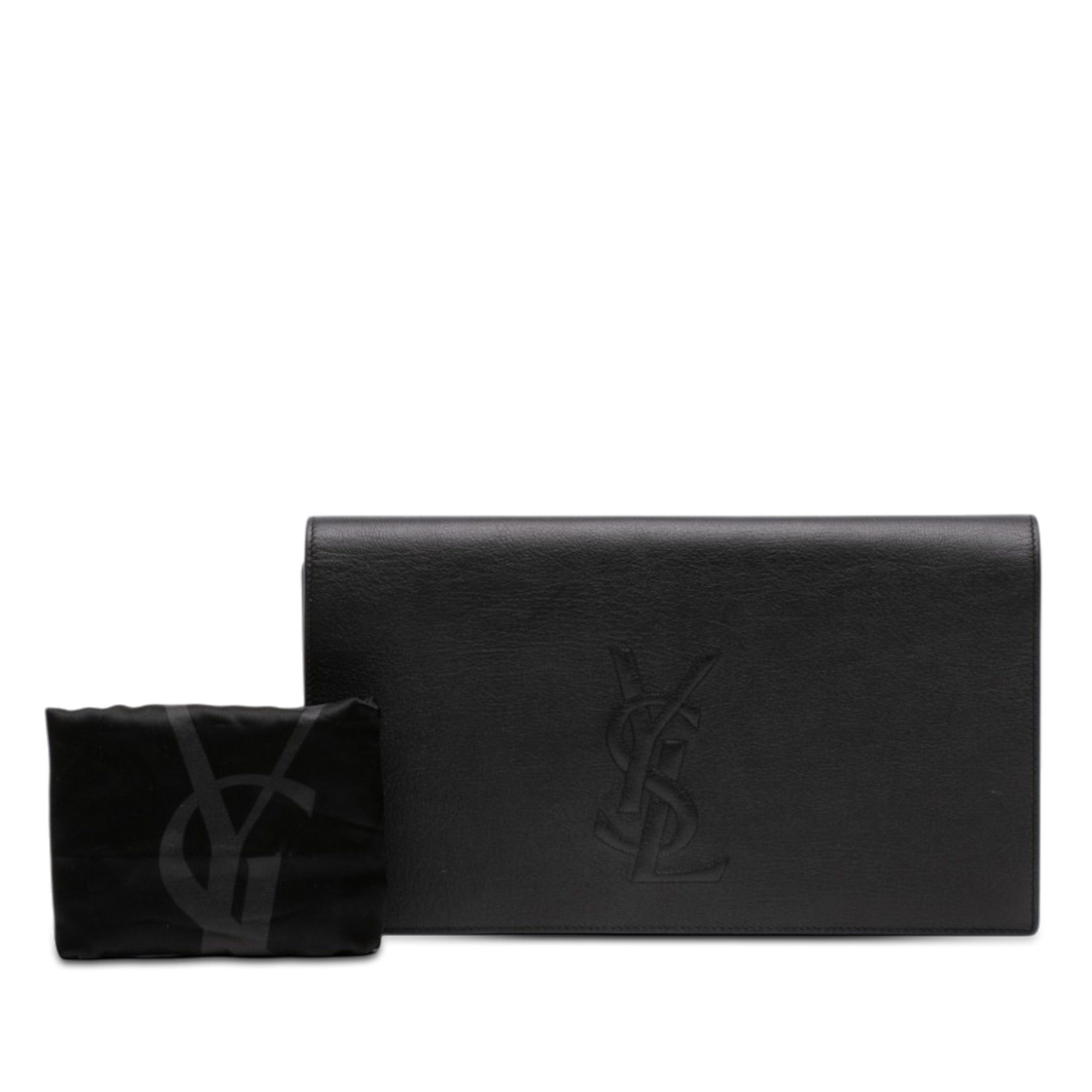 Saint Laurent Paris Calfskin Monogram Belle De Jour Clutch Size ONE SIZE - 7 Thumbnail