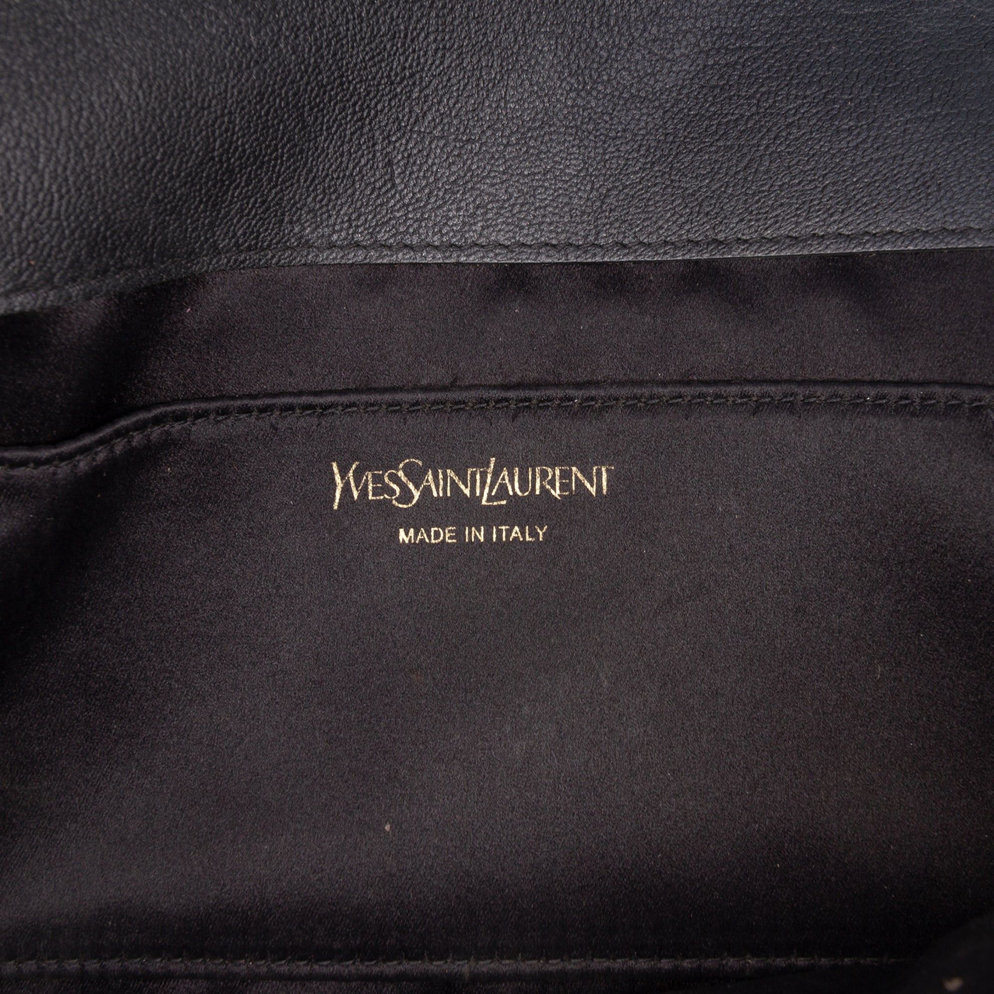 Saint Laurent Paris Calfskin Monogram Belle De Jour Clutch Size ONE SIZE - 5 Thumbnail