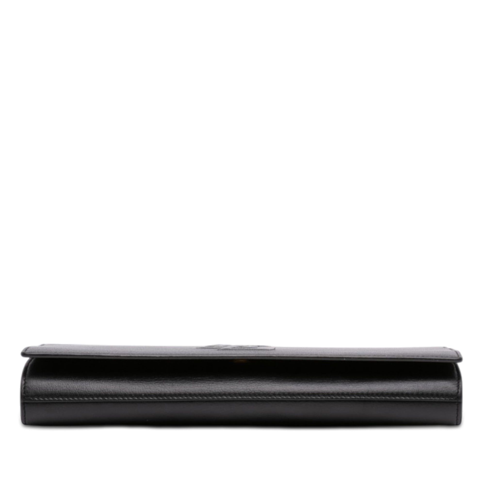 Saint Laurent Paris Calfskin Monogram Belle De Jour Clutch Size ONE SIZE - 3 Thumbnail
